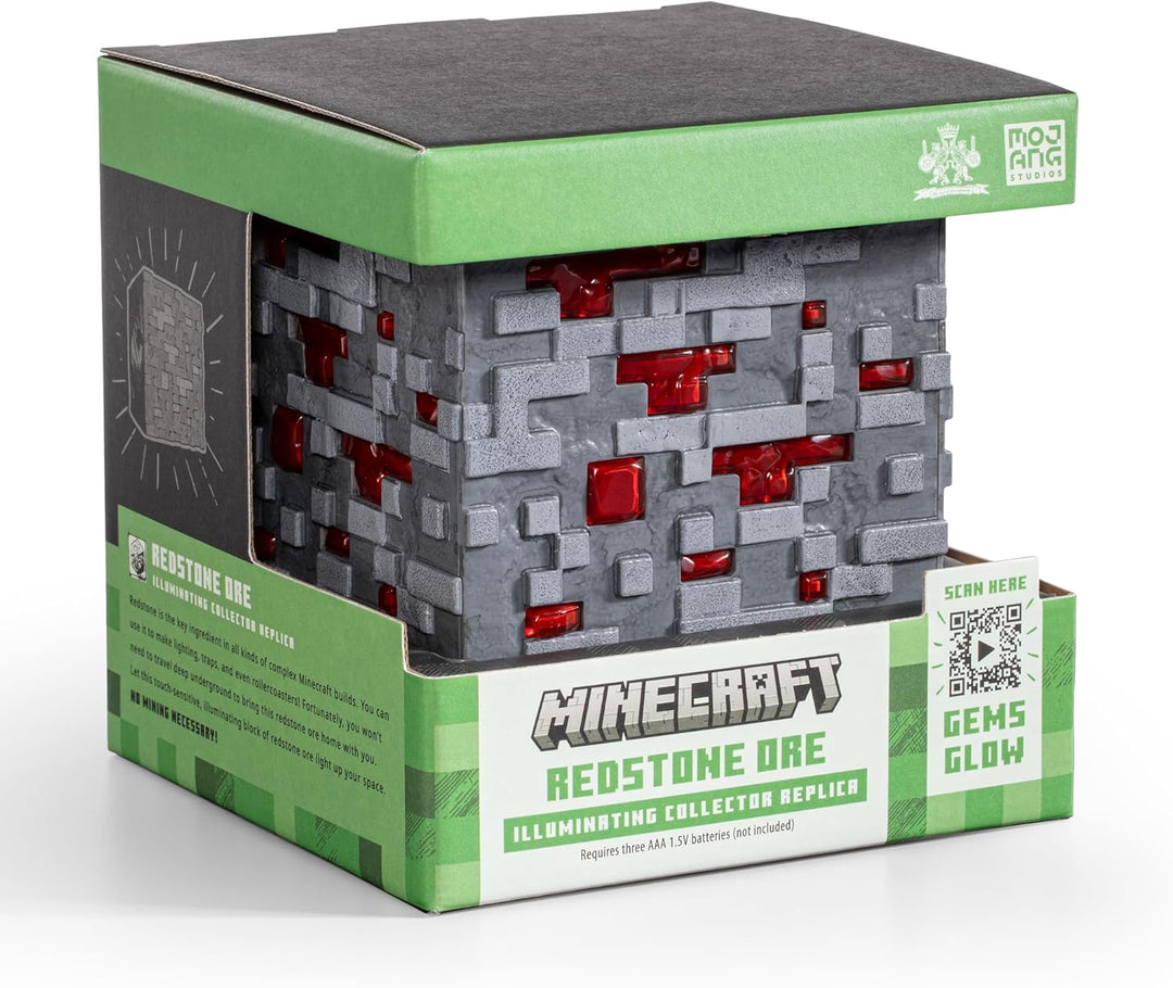 The Noble Collection Minecraft - Redstone Ore Illuminating Cube (NN3725)