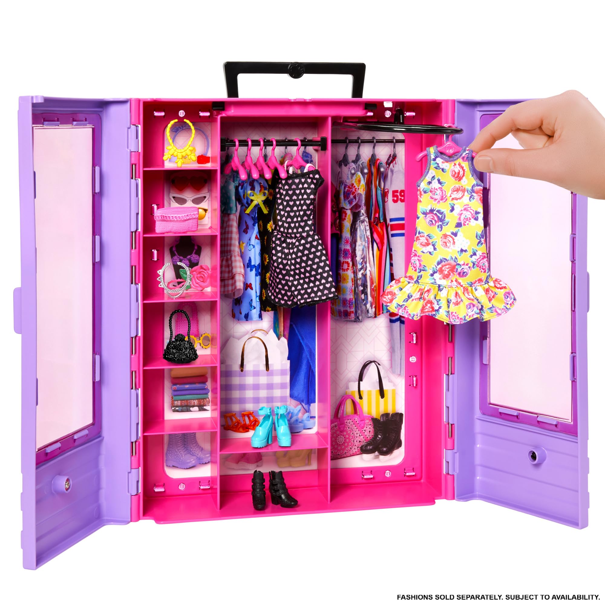 Barbie Fashionistas Ultimate Closet Accessory - Translucent Doors | Storage Space | HJL65 3
