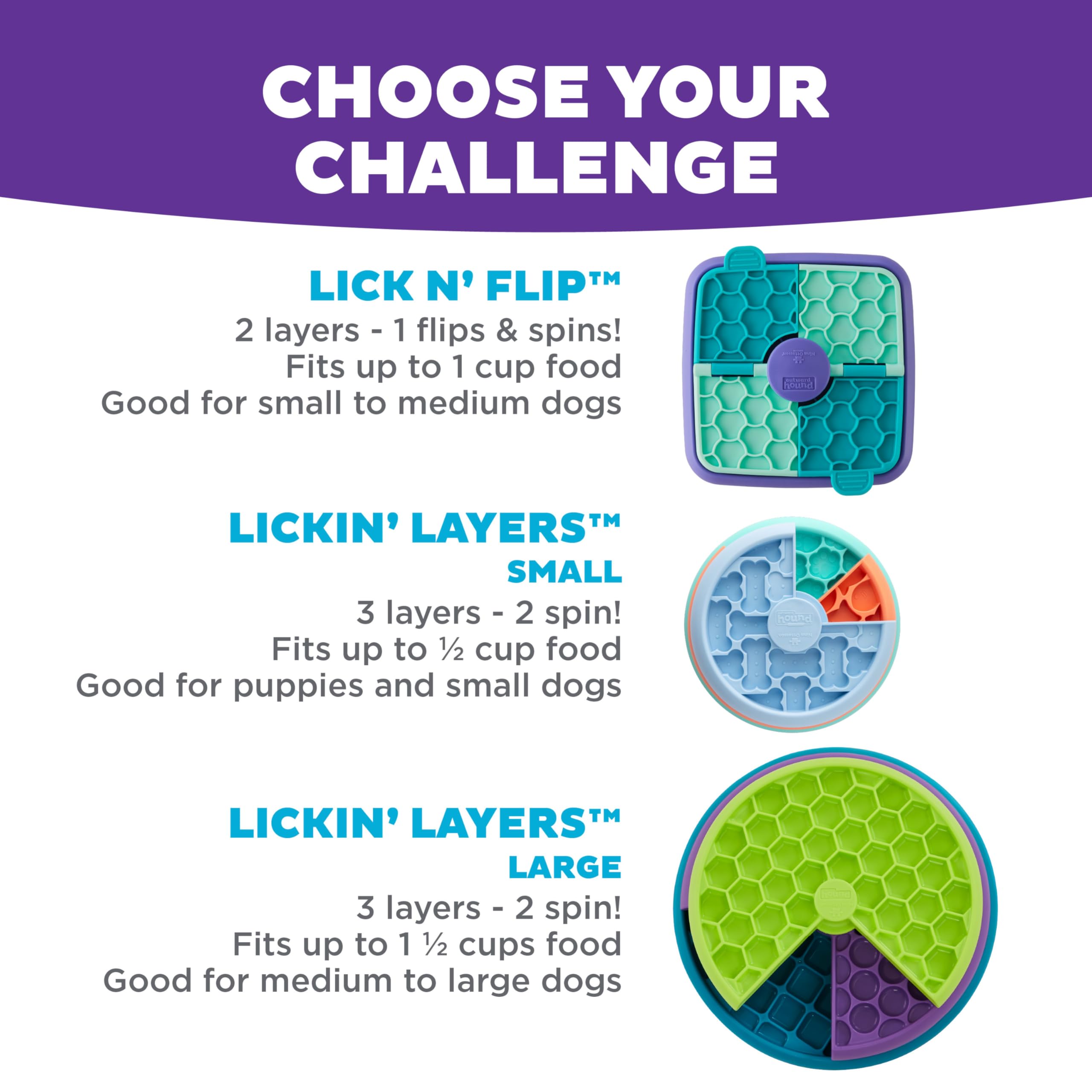 Outward Hound Nina Ottosson Lickin' Layers Interactive Dog Puzzle Game - Level 2 | Medium Size 5