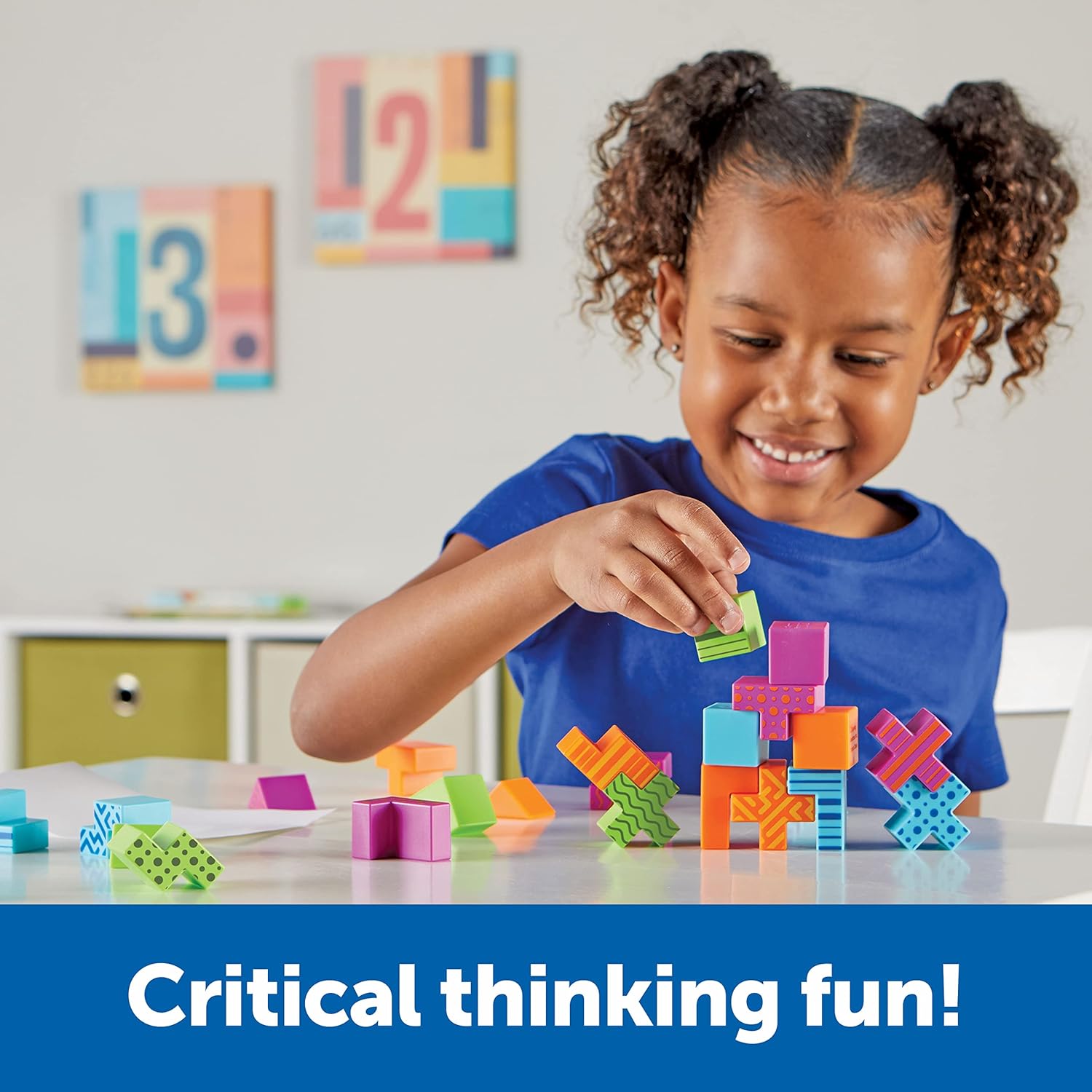Learning Resources STEM Explorers Brainometry - 2D & 3D Shape Puzzle Challenges for Ages 5+ 6