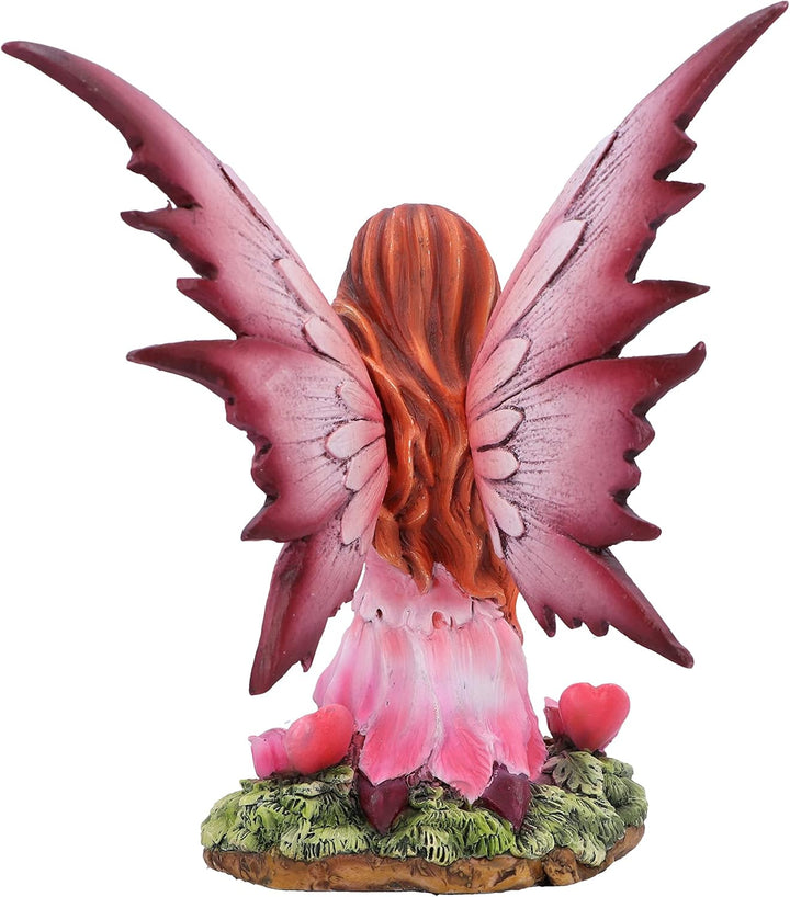 Nemesis Now Corissa Fairy Figurine - 17cm Hand-Painted Resin Gothic Fantasy Sculpture, Pink