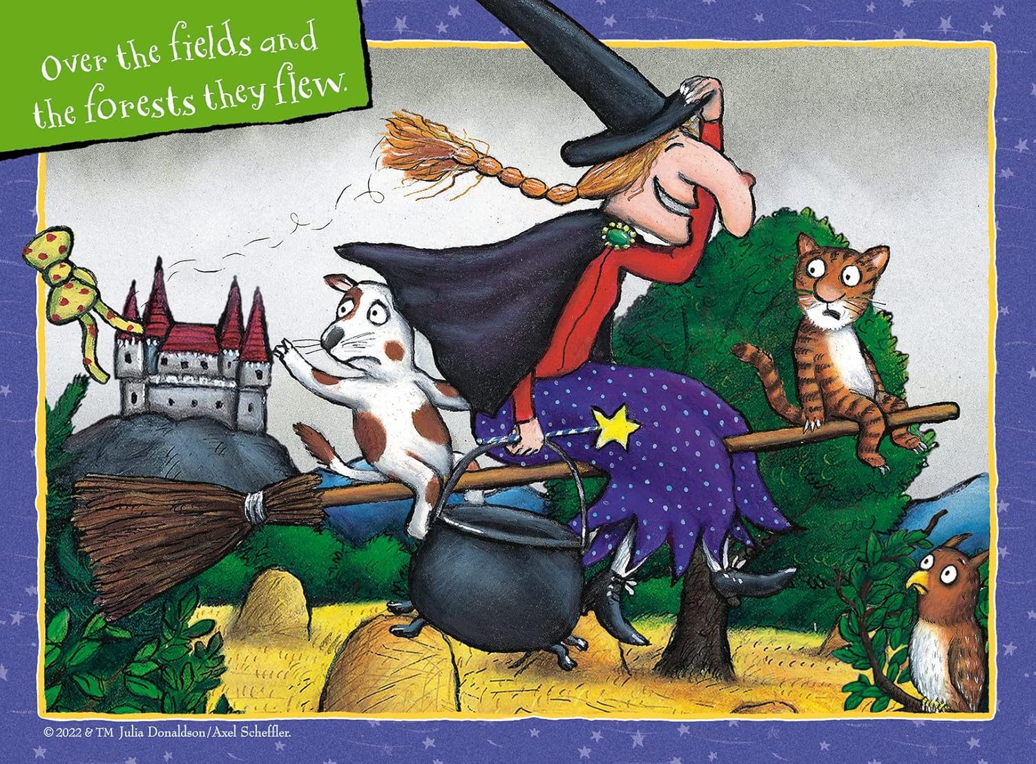 Ravensburger Room on the Broom 4-in-a-Box Jigsaw Puzzles for Kids 3+ 9