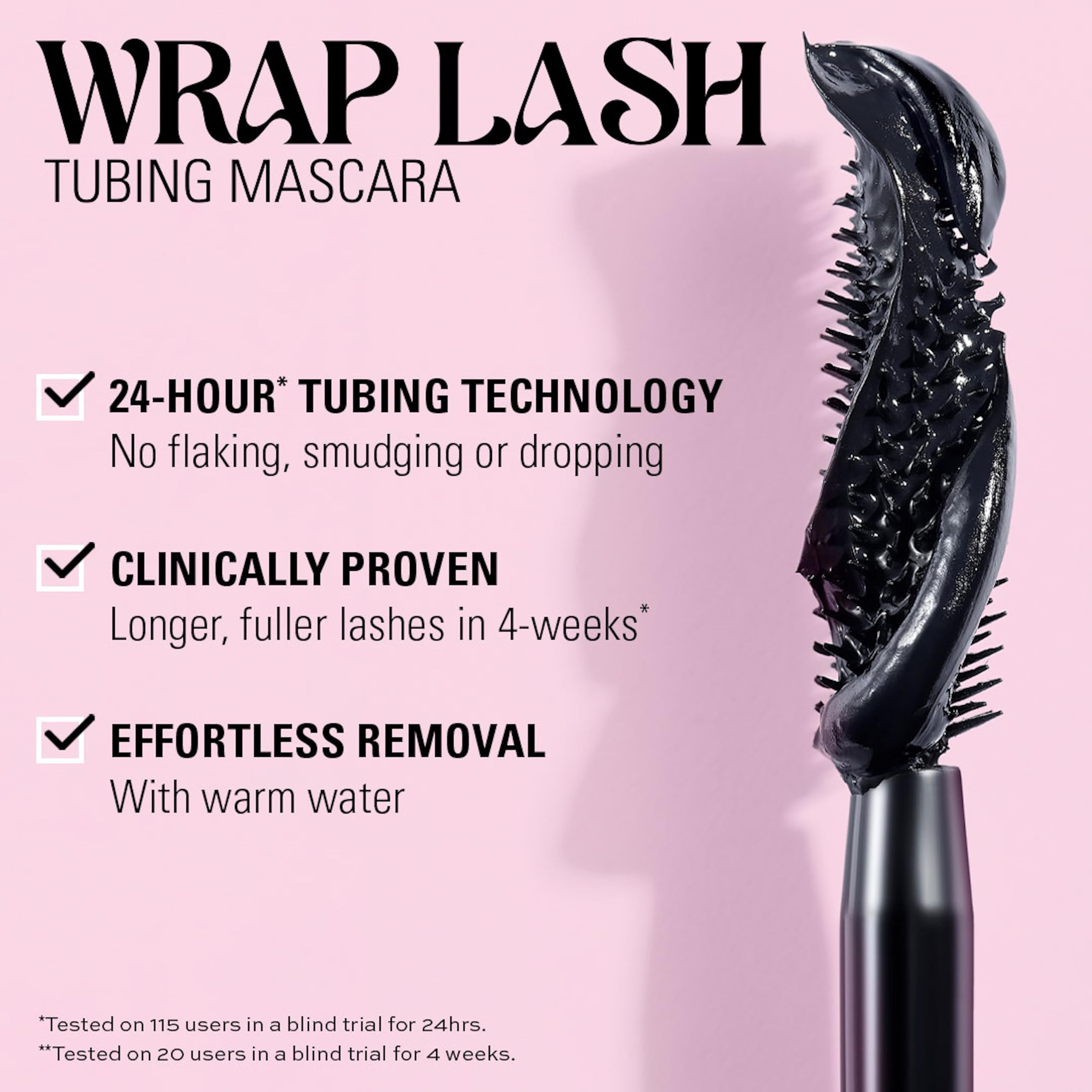 Revolution Beauty London Wrap Lash Tubing Mascara - 24-Hour Wear, Smudge-Proof & Water-Resistant, Vegan & Cruelty-Free, Burgundy, 8.5ml 6