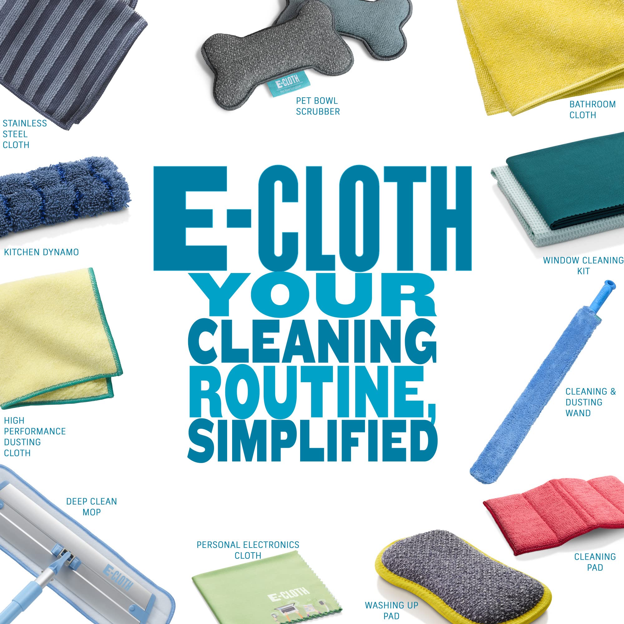 E-Cloth Deep Clean Mop Head - Microfiber, Water Activated Cleaning | 1 Pack 7