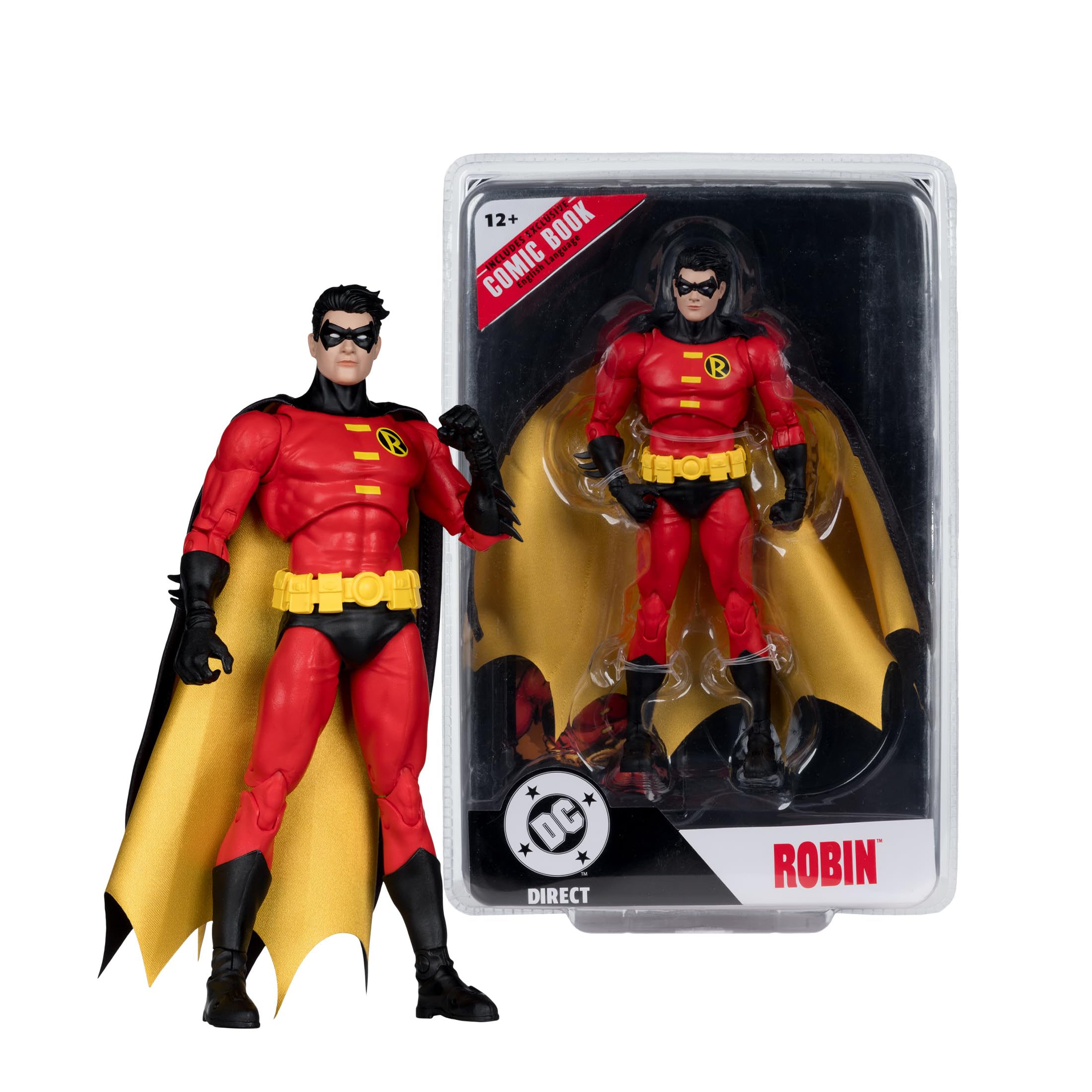 McFarlane DC Direct Page Punchers Robin (Teen Titans #41) 7in Action Figure - Includes Comic Book 3