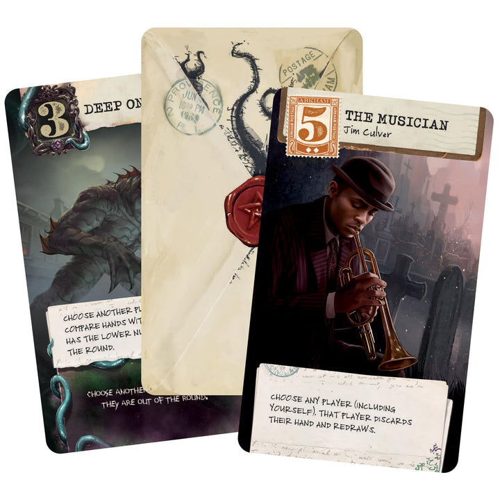 Z-Man Games | Arkham Horror: Lovecraft Letter | Card Game | Ages 14+ | 2-6