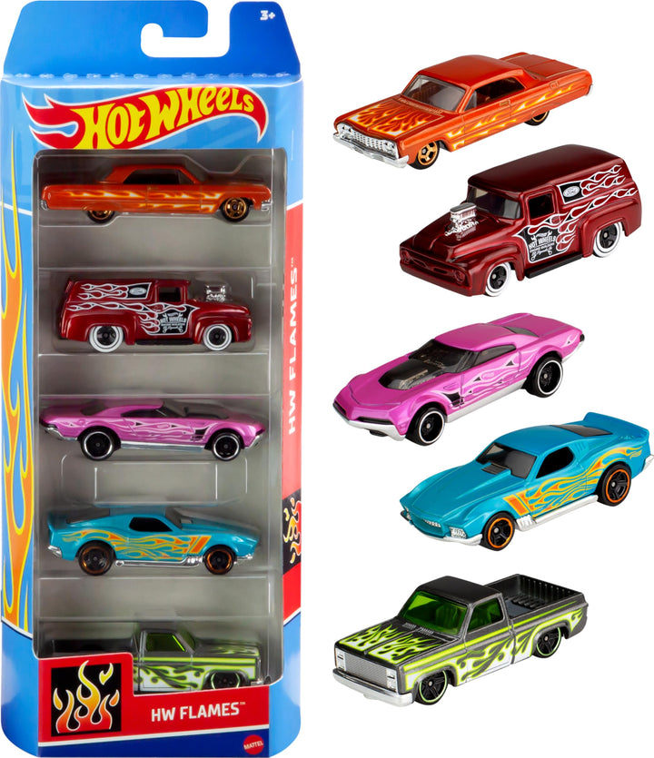 Hot Wheels 5 Car Gift Pack - 1:64 Scale Die-Cast Vehicles for Kids 3+