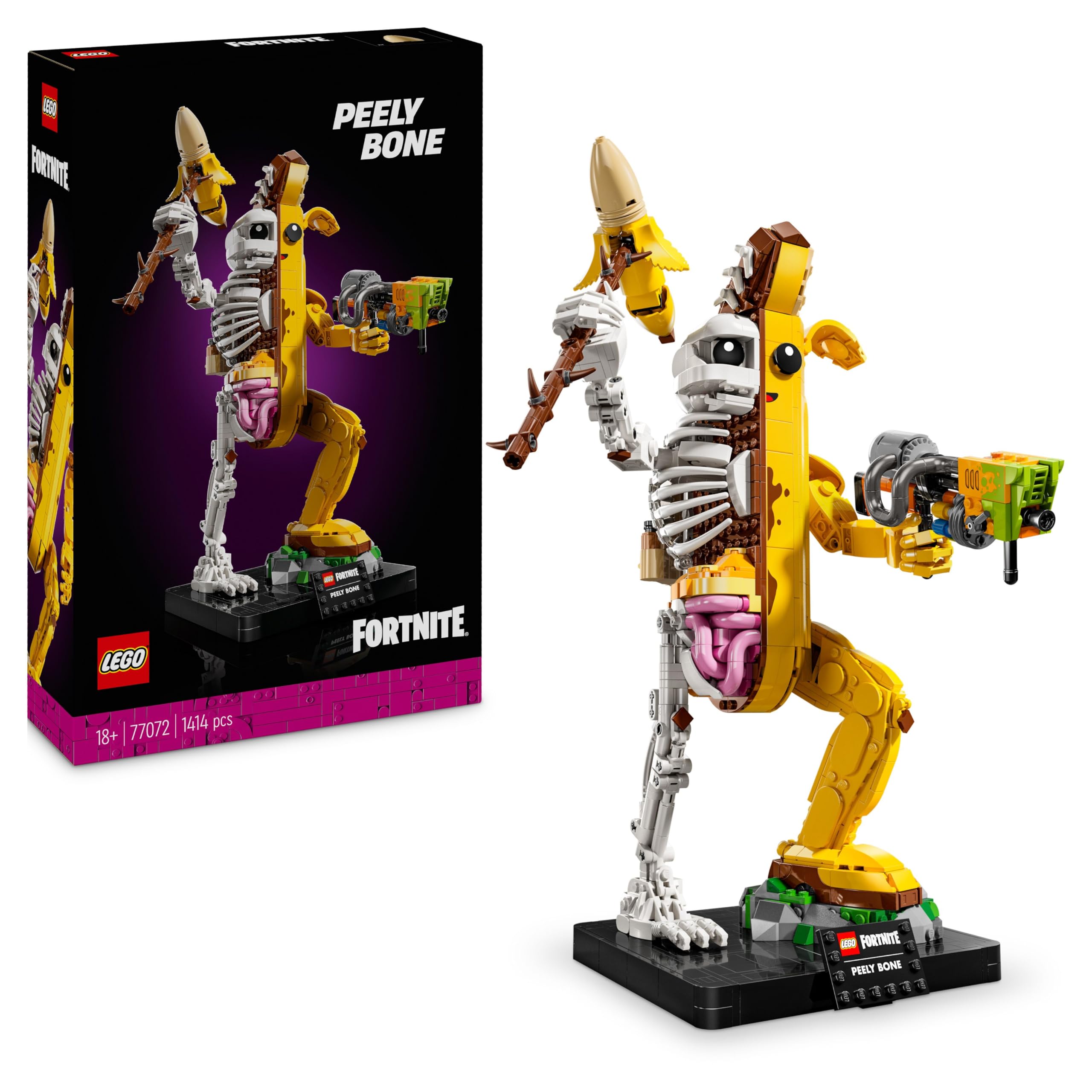 LEGO Fortnite Peely Bone Building Set | Model 77072 | Ages 18+