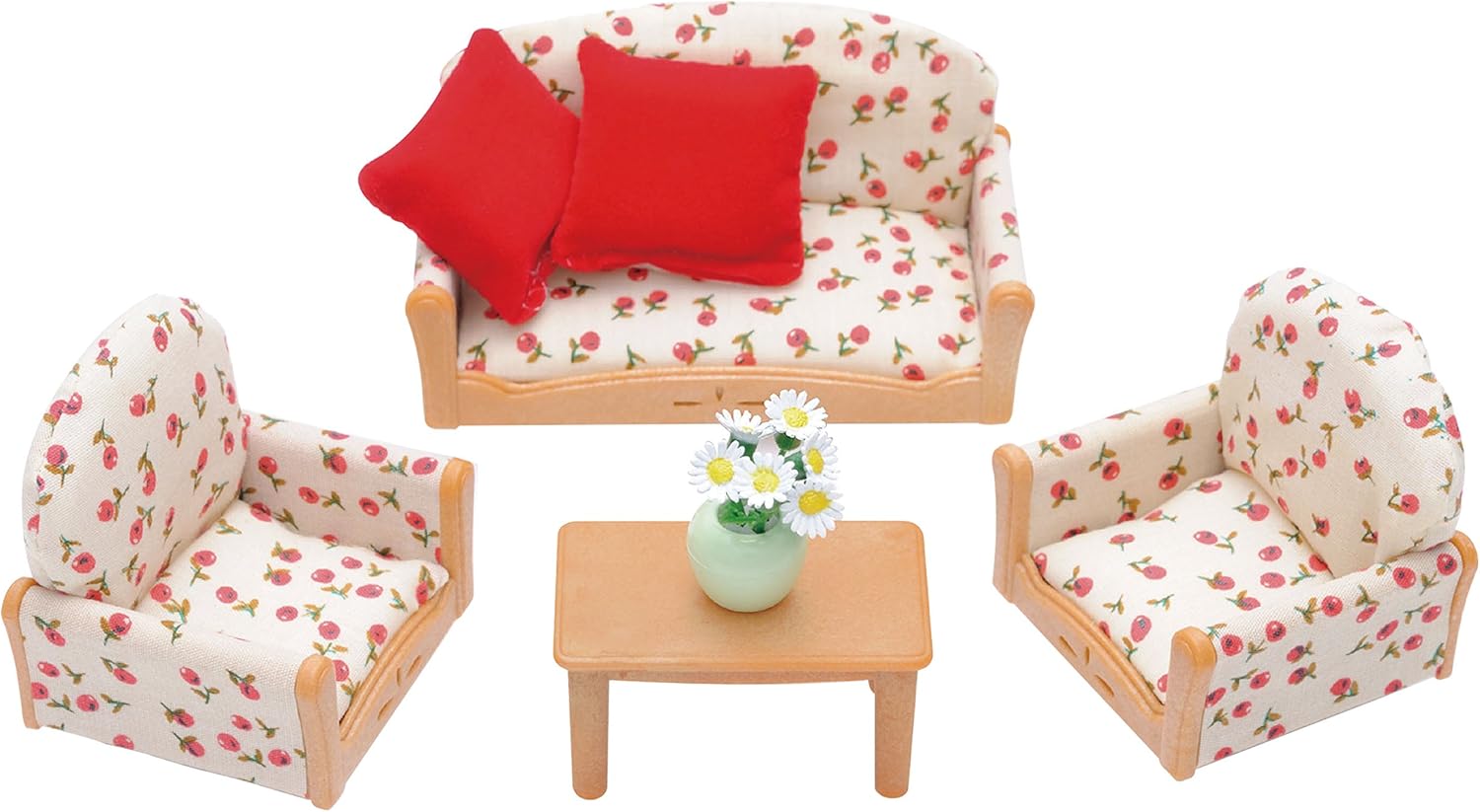 Sylvanian Families Suite - 3-Piece Living Room Playset for Ages 3+ 4