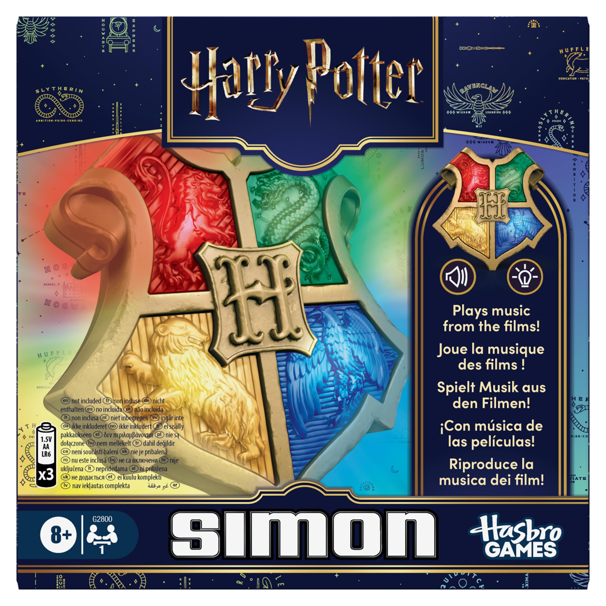 Hasbro Gaming Simon Harry Potter Edition Handheld Electronic Memory Game for Ages 8+