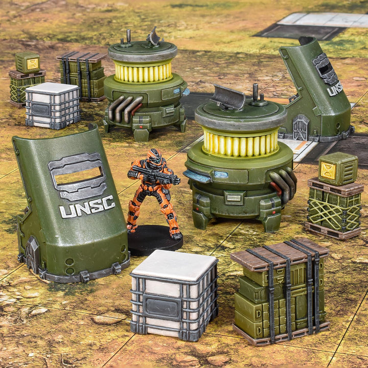 mantic games | Halo Flashpoint | UNSC Scenery Set