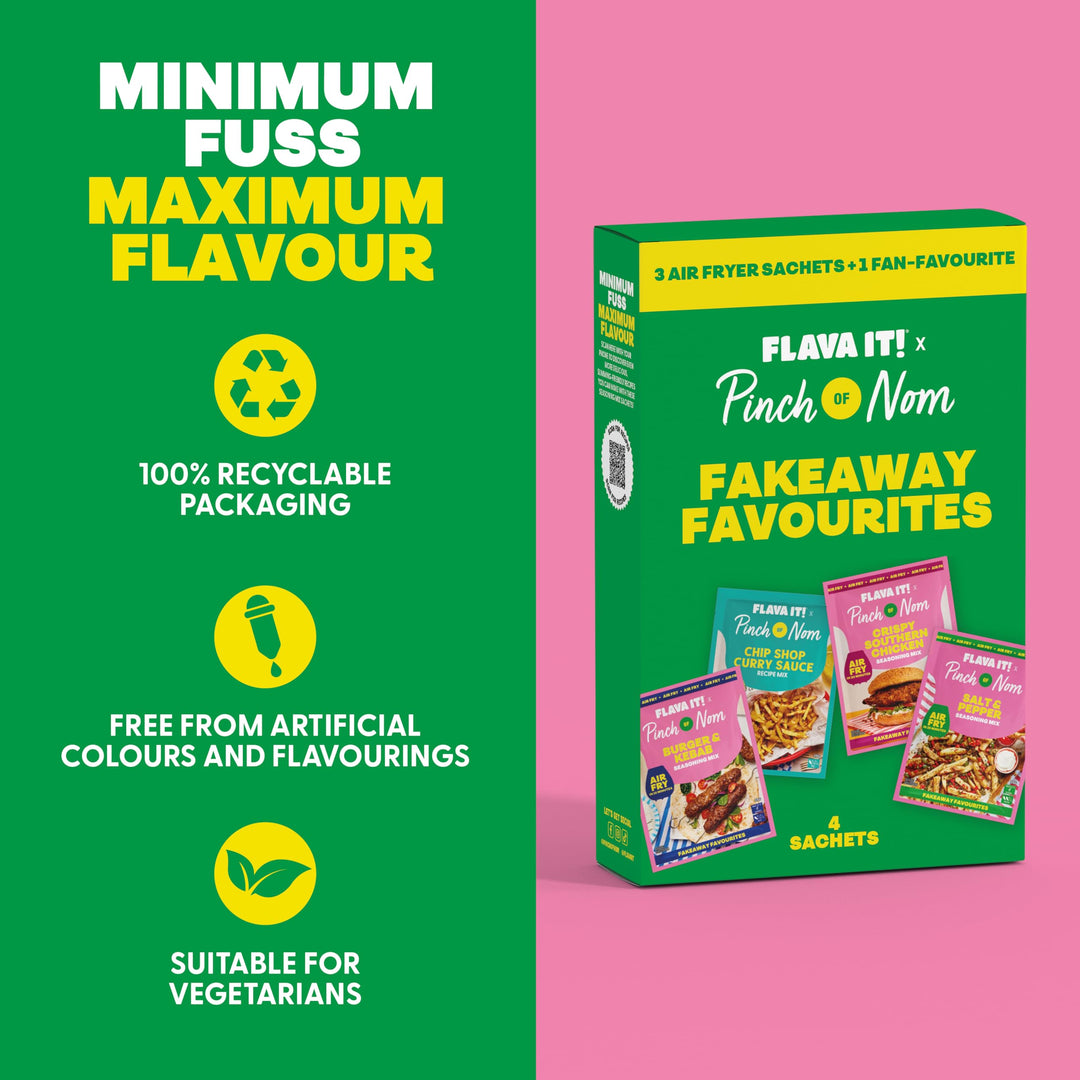 Flava It! - Pinch of Nom Fakeaway Favourites Seasoning Mix Multipack