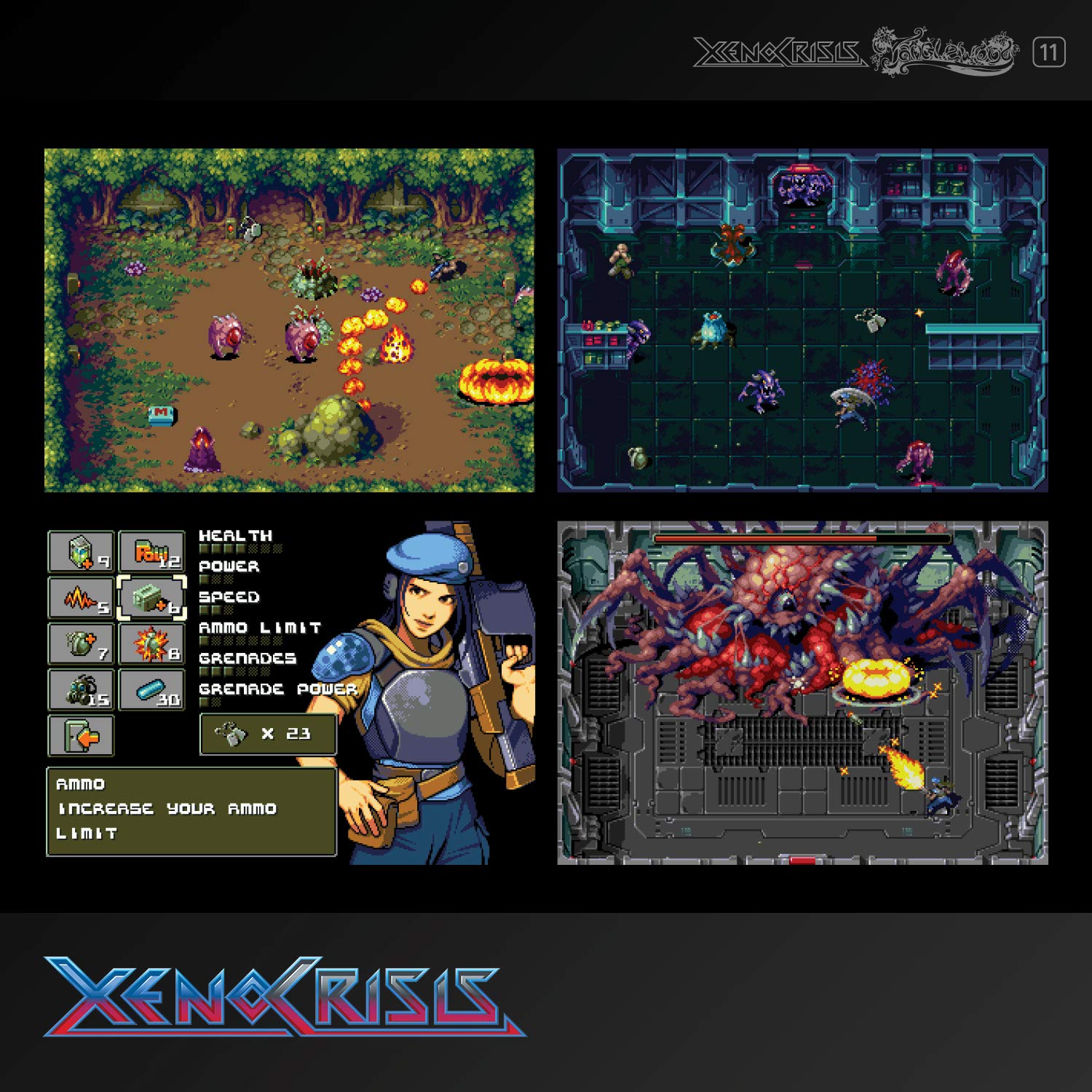 Xeno Crisis / Tanglewood Dual Game Cartridge [Evercade] 4