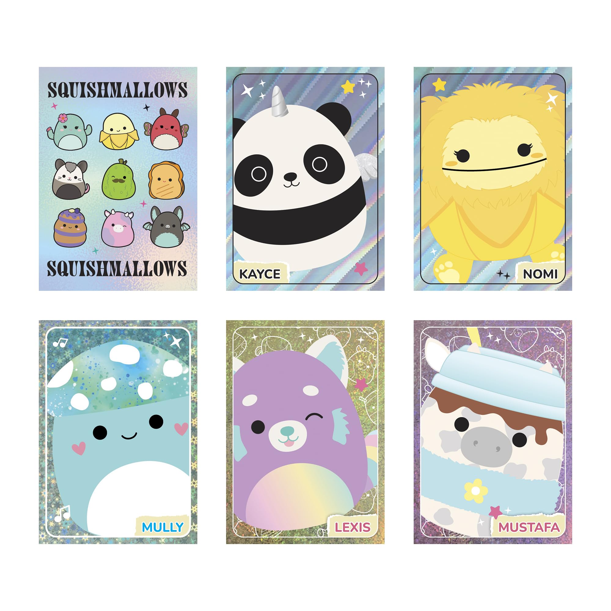 Panini Squishmallows It’s Giving Squish Sticker Collection Starter Pack 6
