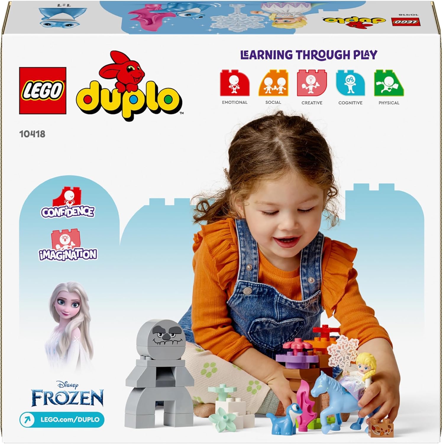 LEGO DUPLO Disney Elsa & Bruni in the Enchanted Forest - Building Set for Toddlers 2+ 6