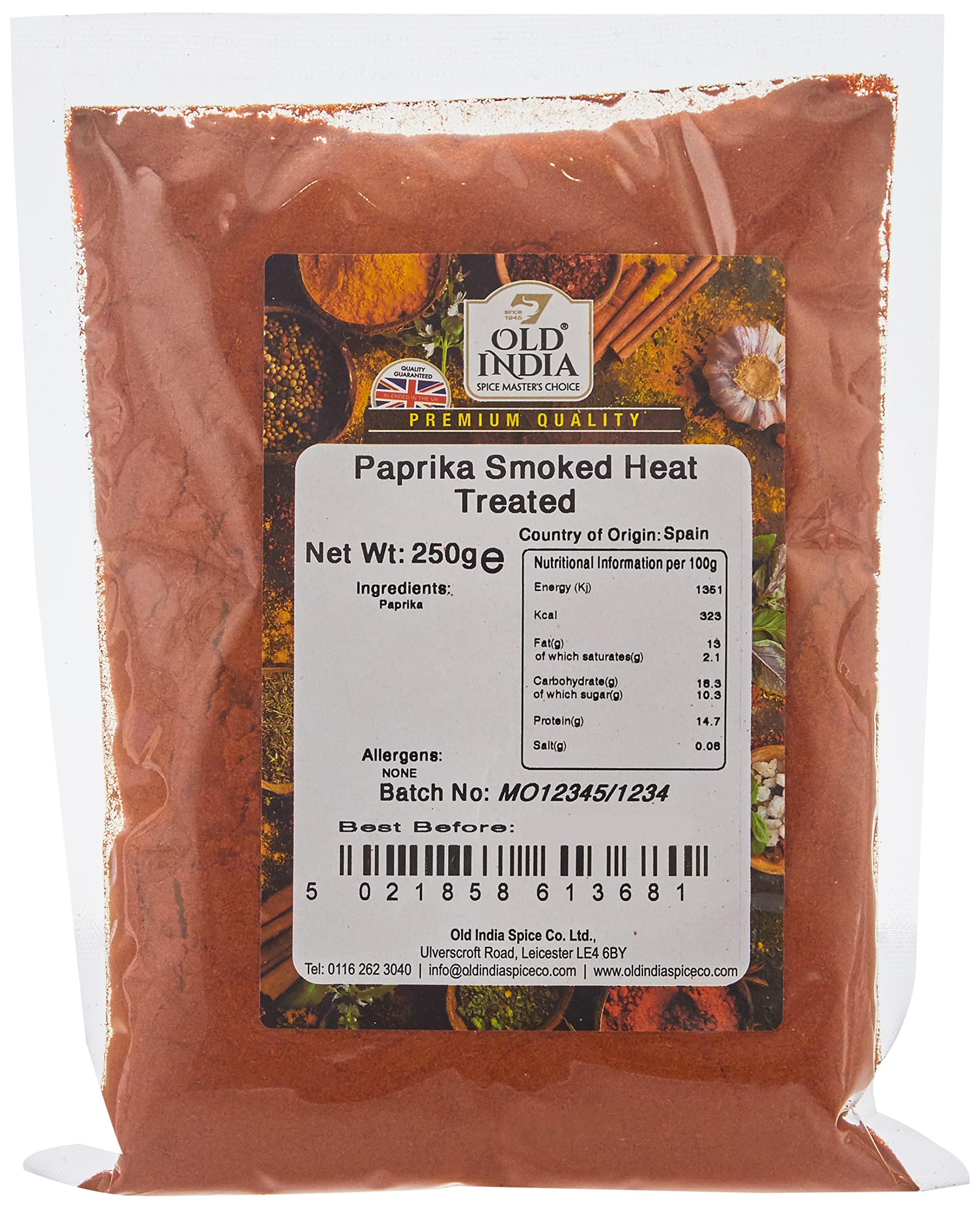 Old India Smoked Heat Treated Paprika Powder - 250g | 100% Natural | Spain Origin 1