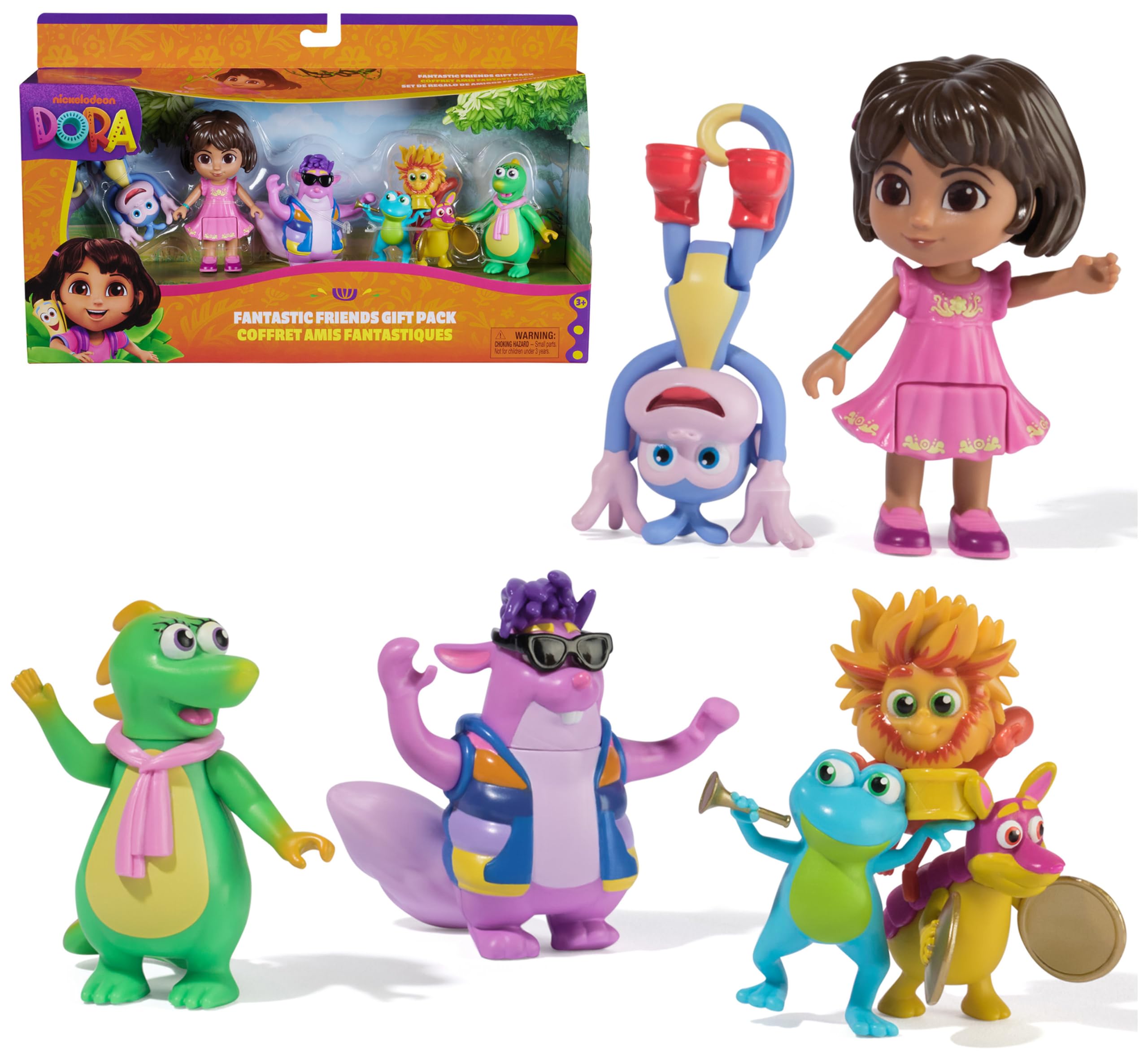 Dora the Explorer Fantastic Friends Gift Pack - Movable Action Figures for Kids 3+ 10