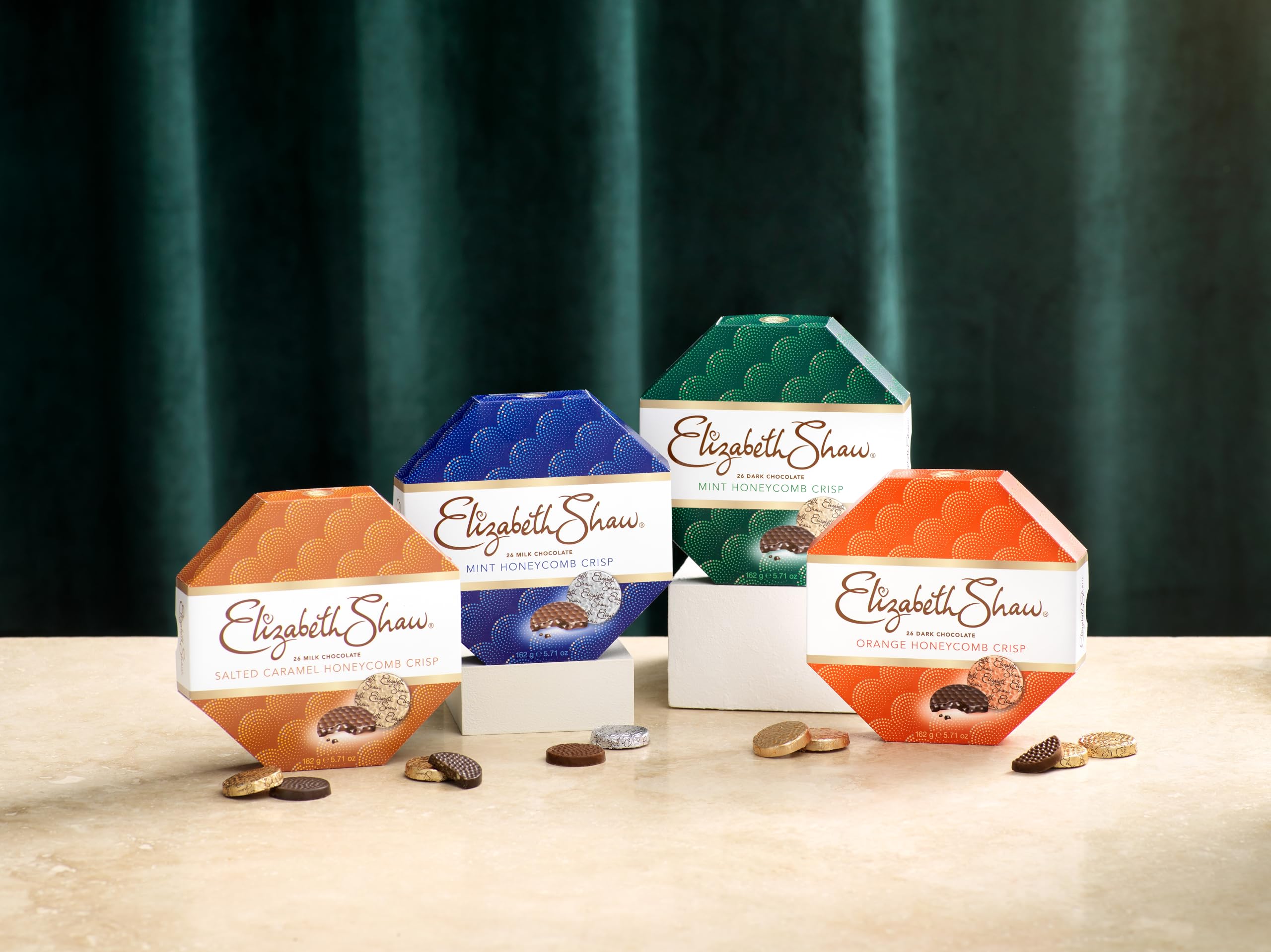 Elizabeth Shaw Milk Mint Crisp 162g - Smooth Milk Chocolate with Crisp Honeycomb 3