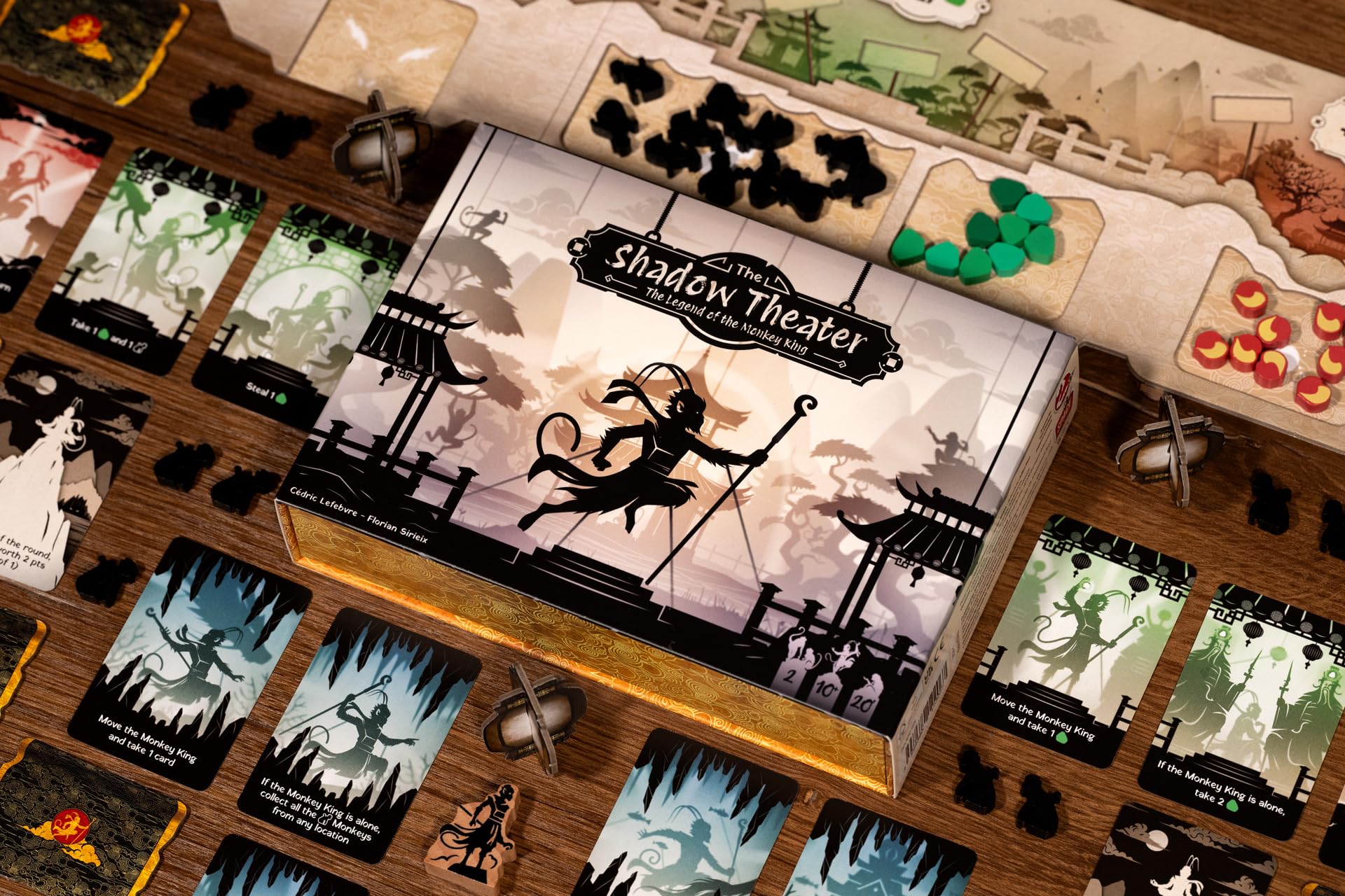 SPACE Cowboys The Shadow Theater: The Legend of The Monkey King Board Game | 2 Players | 30 Min | Age 12+ 3