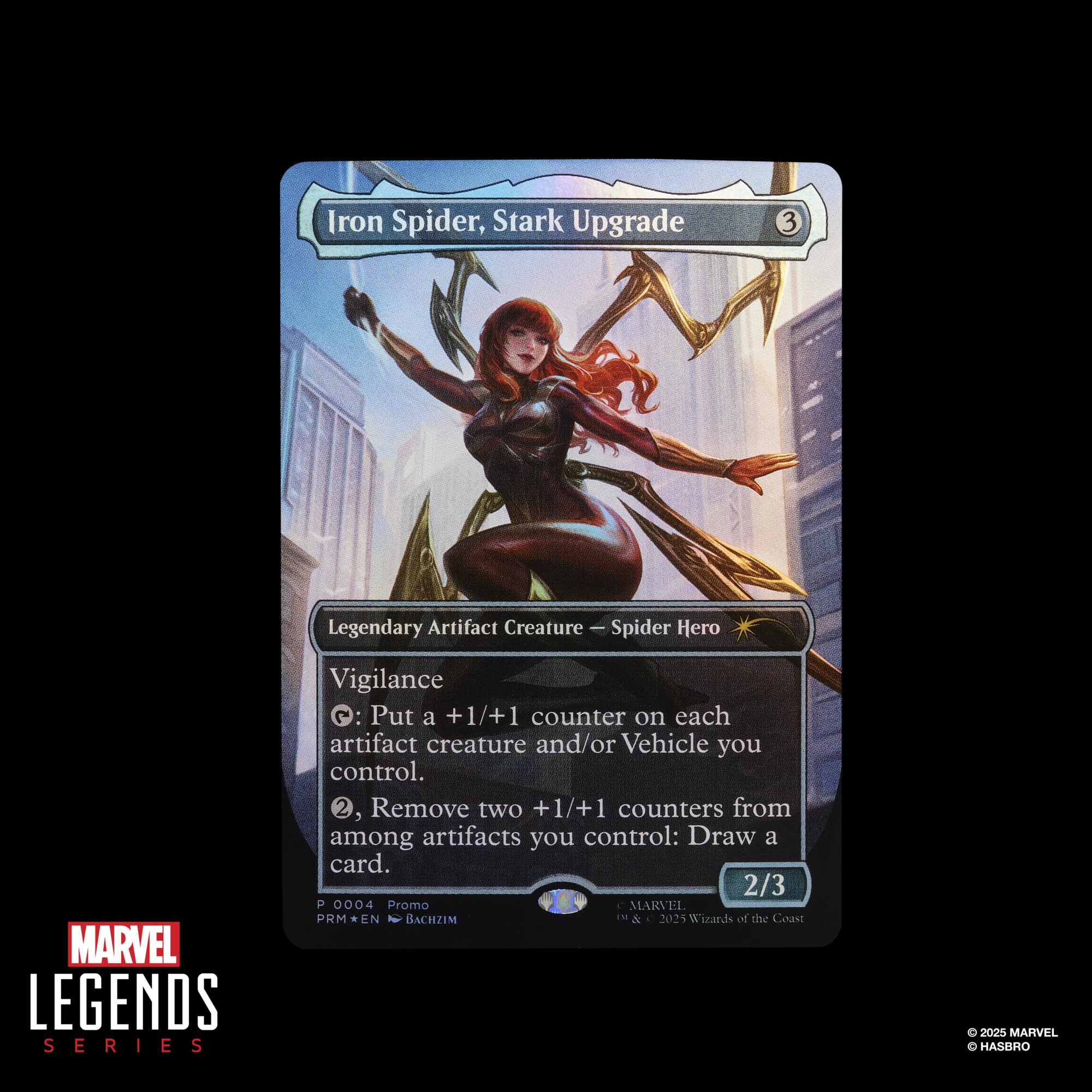 Marvel Legends Series Magic: The Gathering Mary Jane Watson (Iron Spider) Action Figure 8