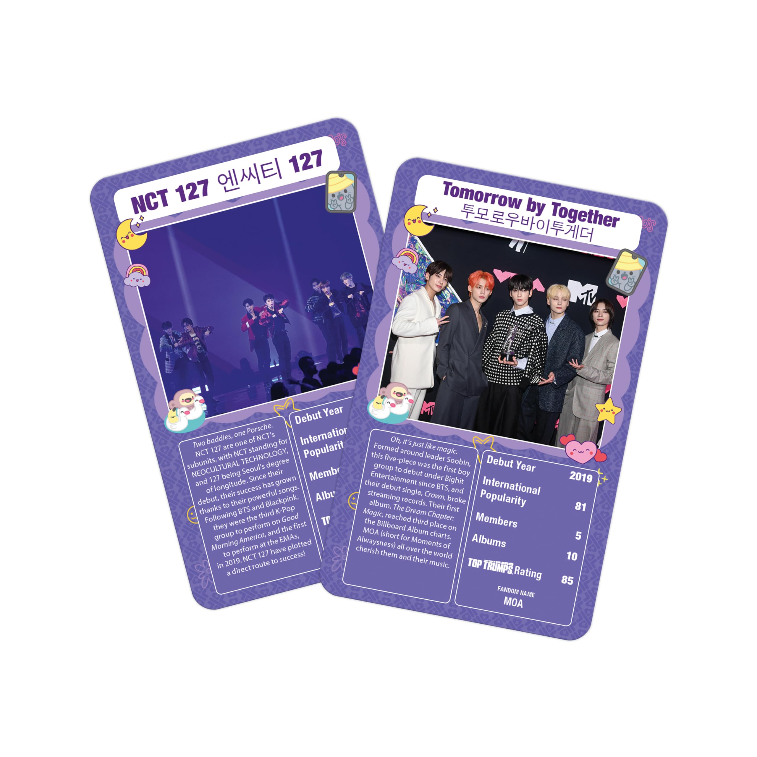 Top Trumps K-Pop Card Game with BTS, Seventeen, NJZ, PSY, Jessi 7