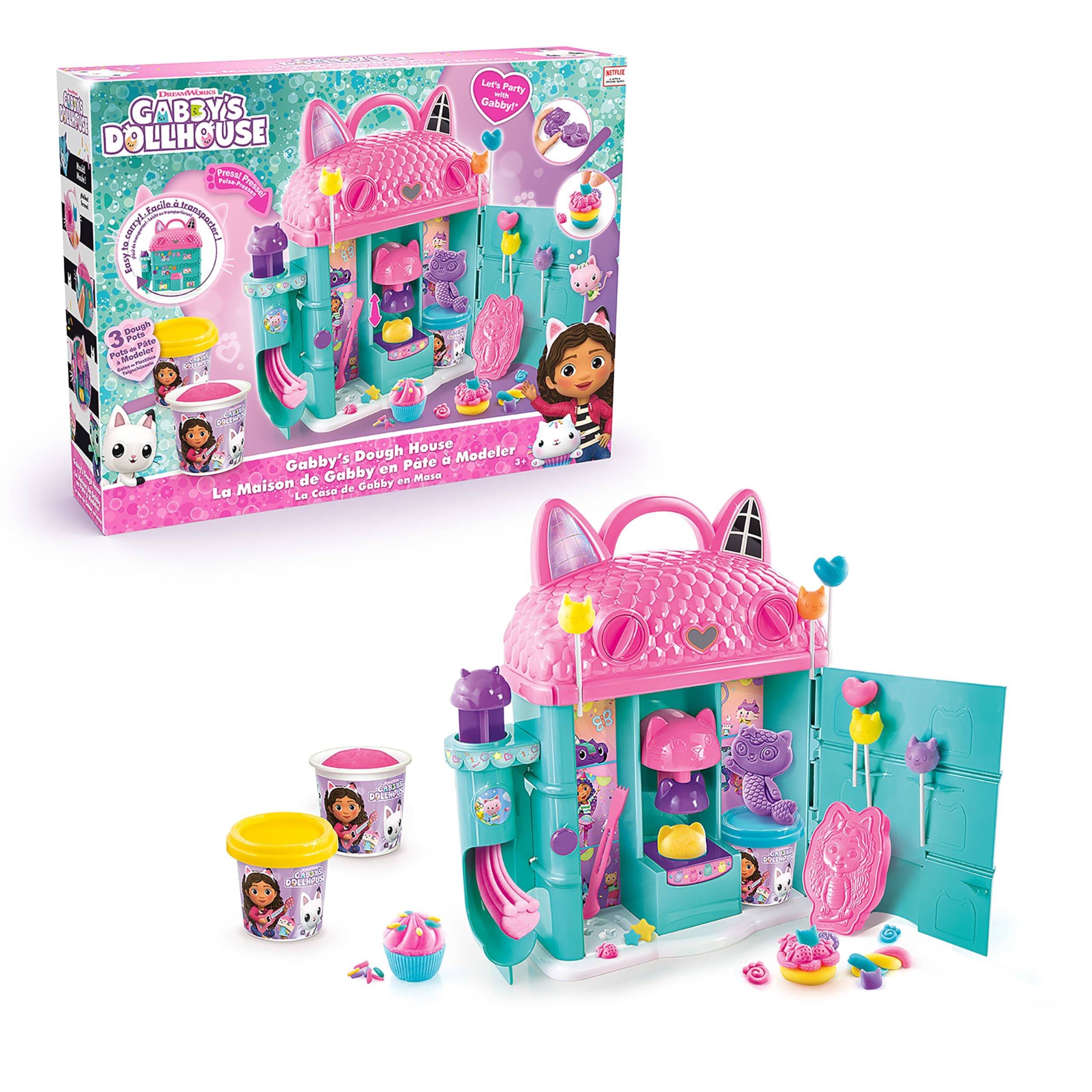 Canal Toys Gabby's Dollhouse Dough House - Creative Arts & Crafts Playset for Kids 1