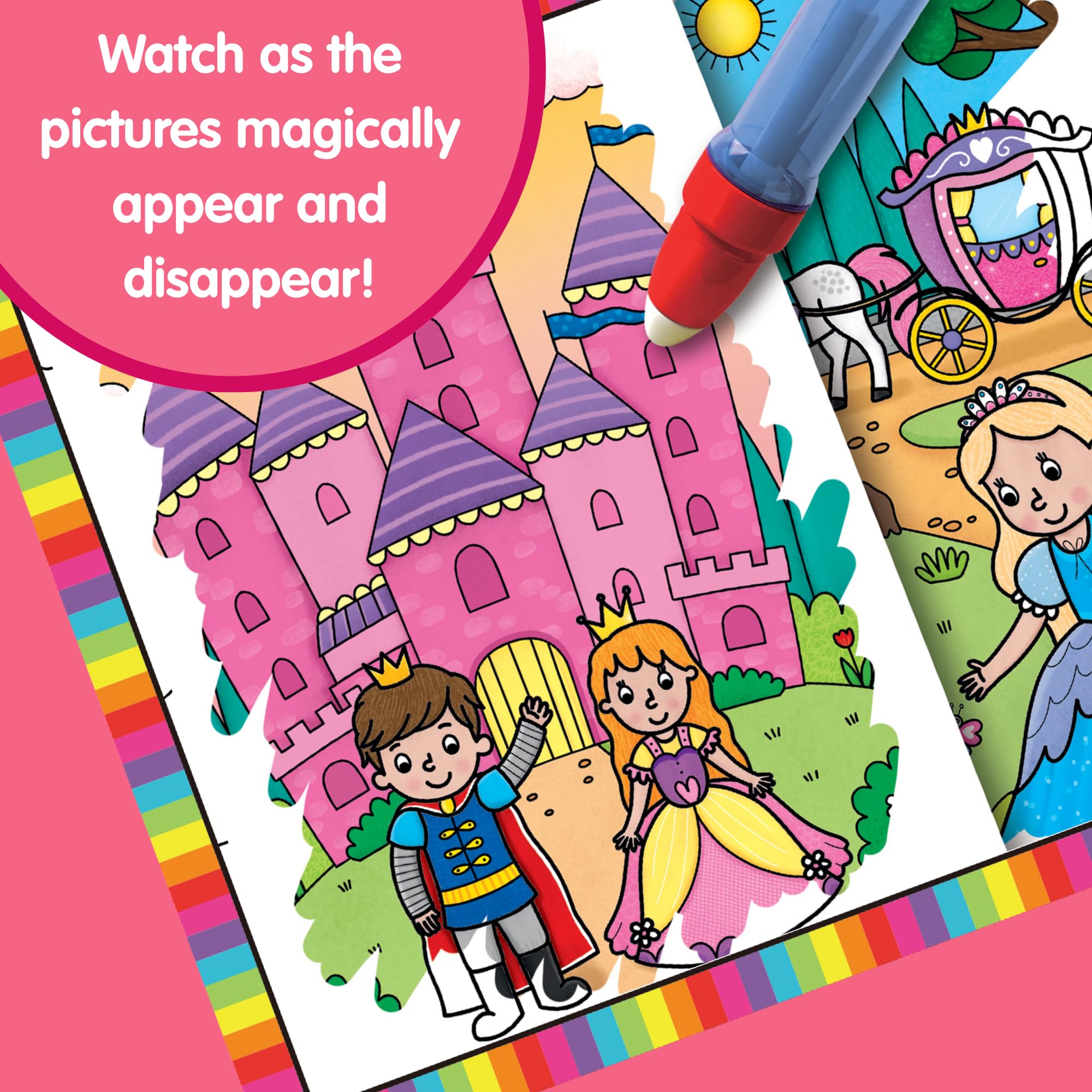 Galt Water Magic Fairytales Reusable Colouring Book for Children Ages 3+ | Mess-Free Activity 3