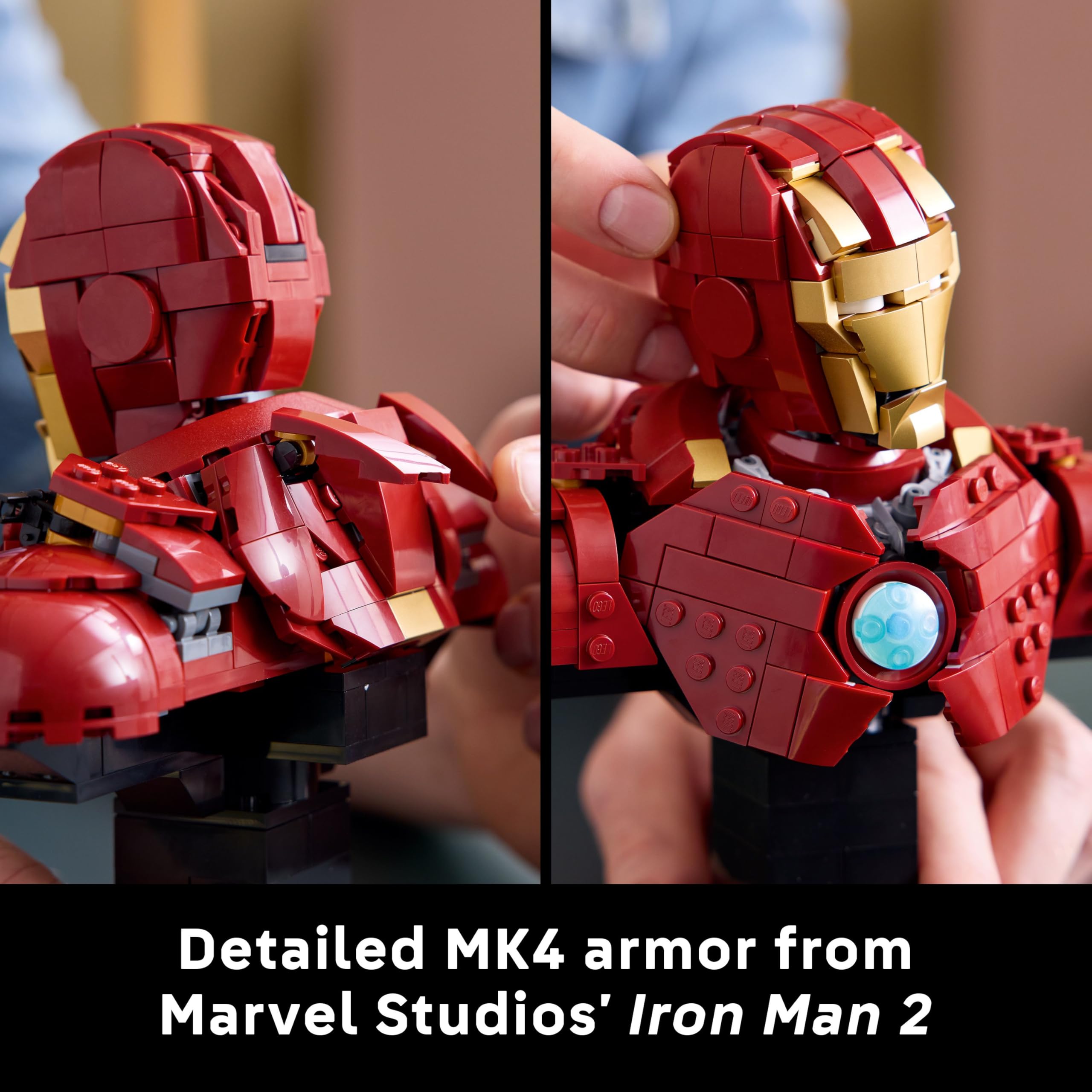 LEGO Marvel Iron Man MK4 Bust 76327 Building Set for Adults | 436 Pieces | Ages 18+ 7