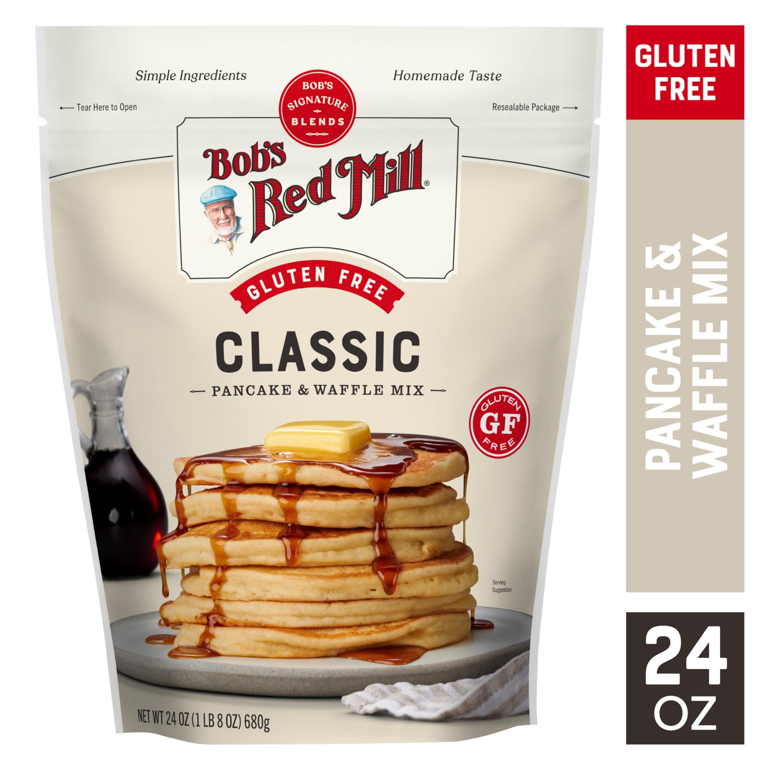 Bob's Red Mill Gluten Free Pancake Mix - Over 50% Whole Grain | 680g 2