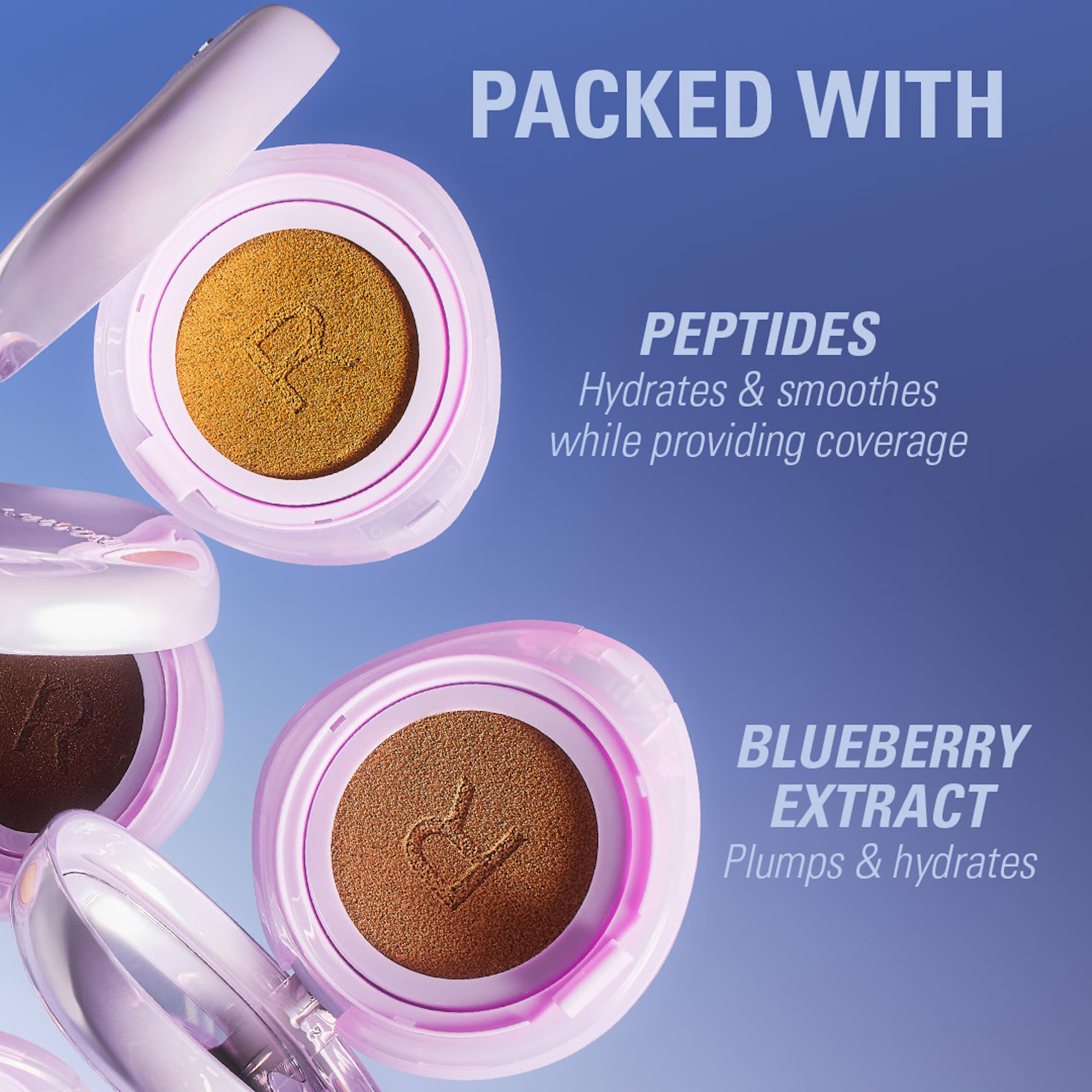 Revolution Beauty London Superdewy Cushion Foundation - Buildable Coverage | Hydrating | Light Neutral Warm 4