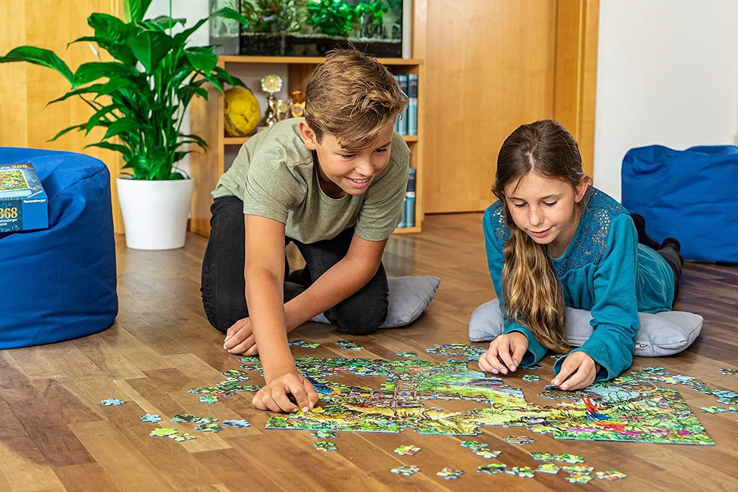 Ravensburger Big Cat Nap 200-Piece Jigsaw Puzzle - Extra Large Pieces for Kids 8 Years & Up 9