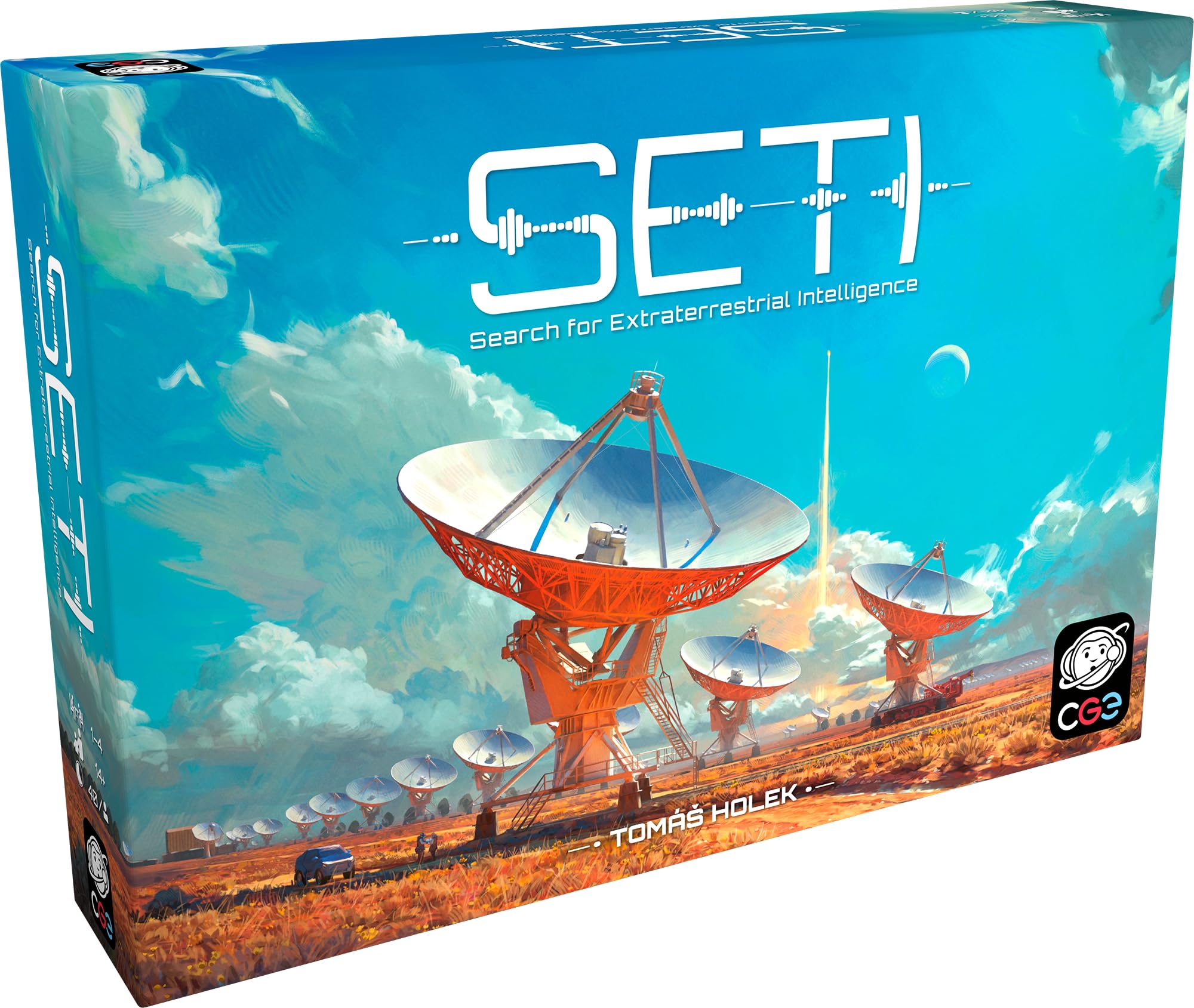 CGE SETI: Search for Extraterrestrial Intelligence Board Game | 1-4 Players | Ages 14+ | 90 Min Playtime