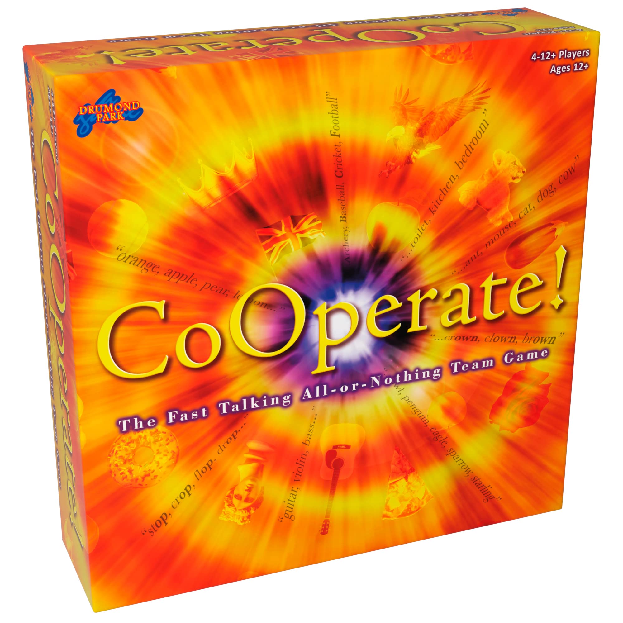 Drumond Park CoOperate! Board Game for Families and Teens, Fast Talking Party Game for 4-12 Players 7
