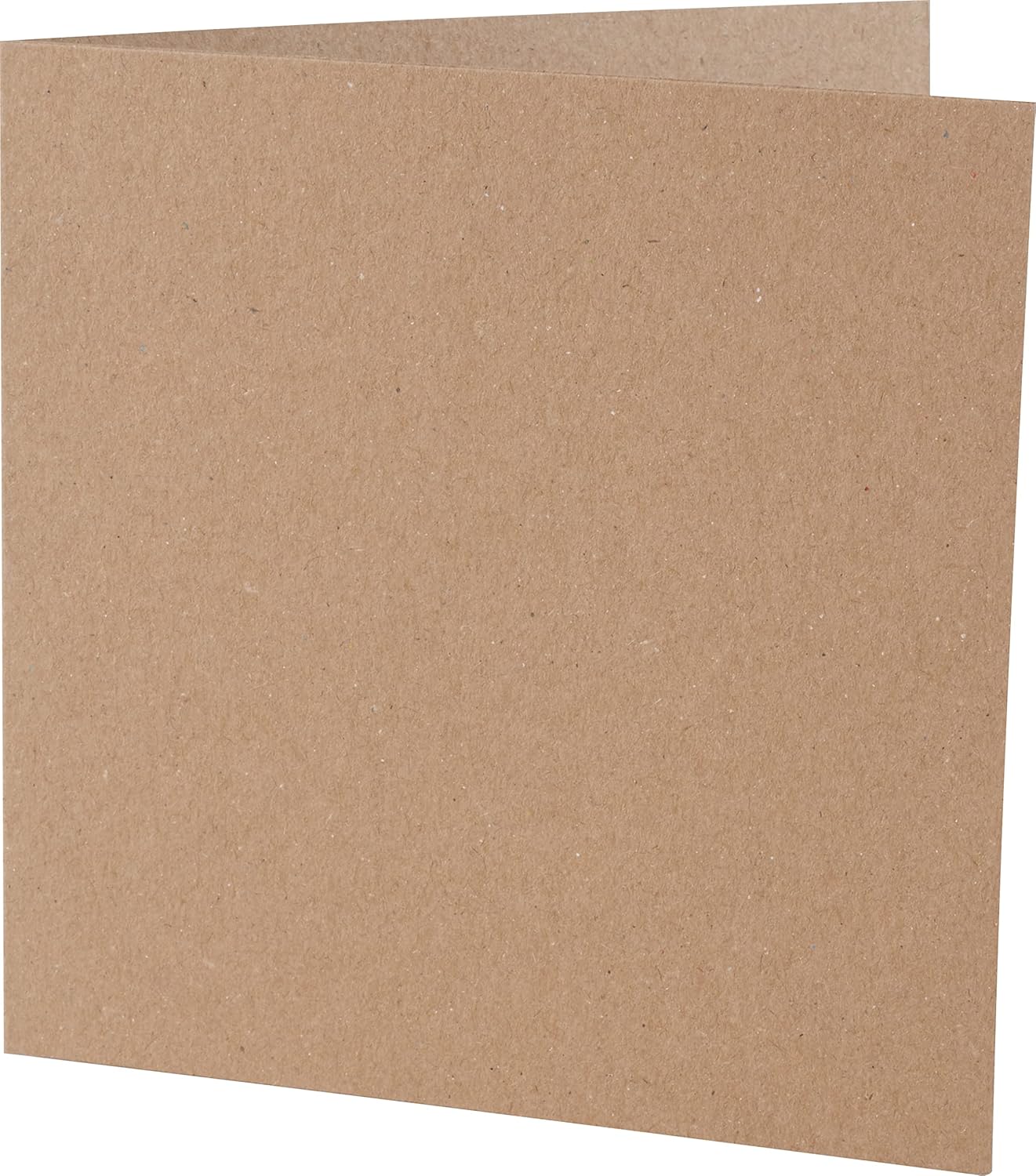 Craft UK 2050 5 x 5 inch Kraft Card and Envelope pack of 50 - Brown 4