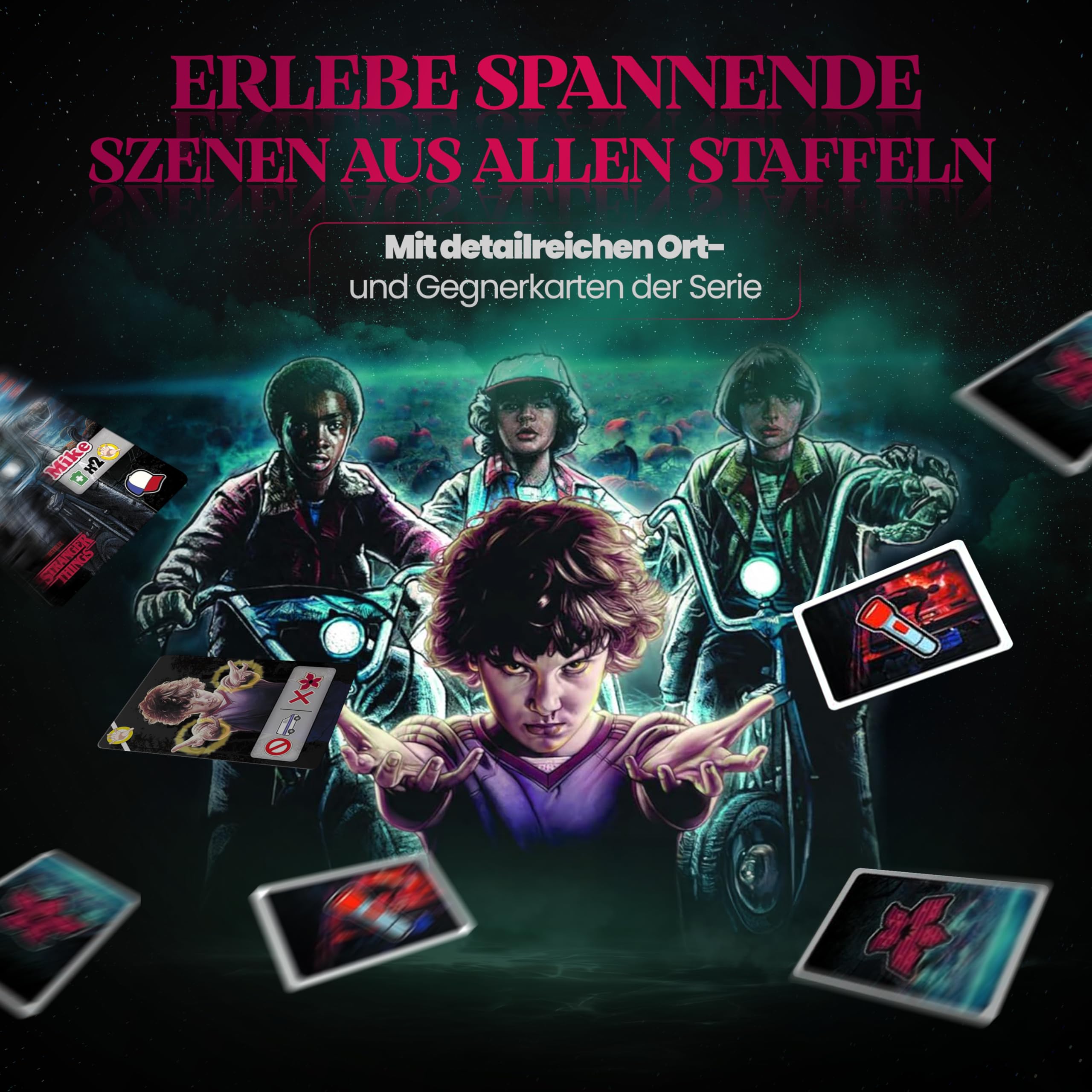 Clementoni Stranger Things Adventures Together Card Game 10