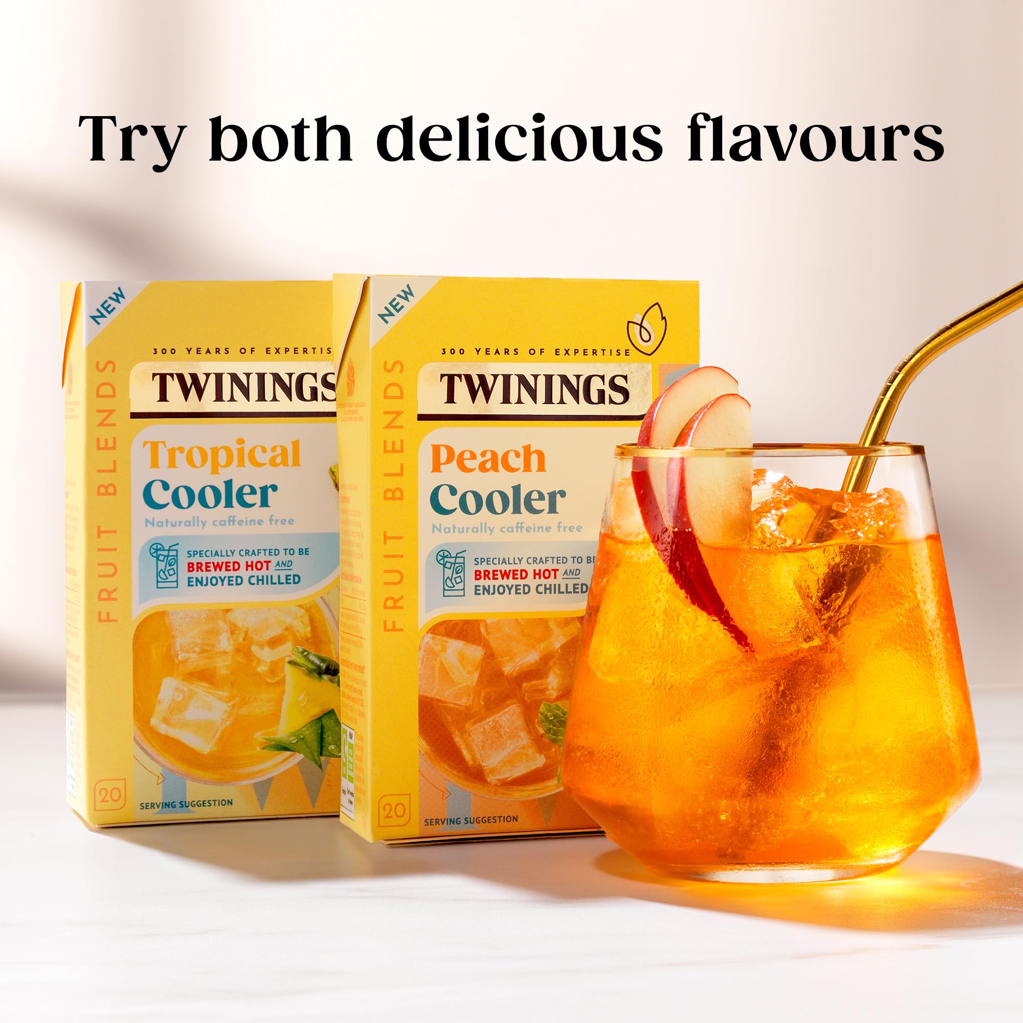 Twinings Peach Cooler Fruit Infusion Tea Bags - Sugar Free, Caffeine Free, Vegan | 20 Count 6