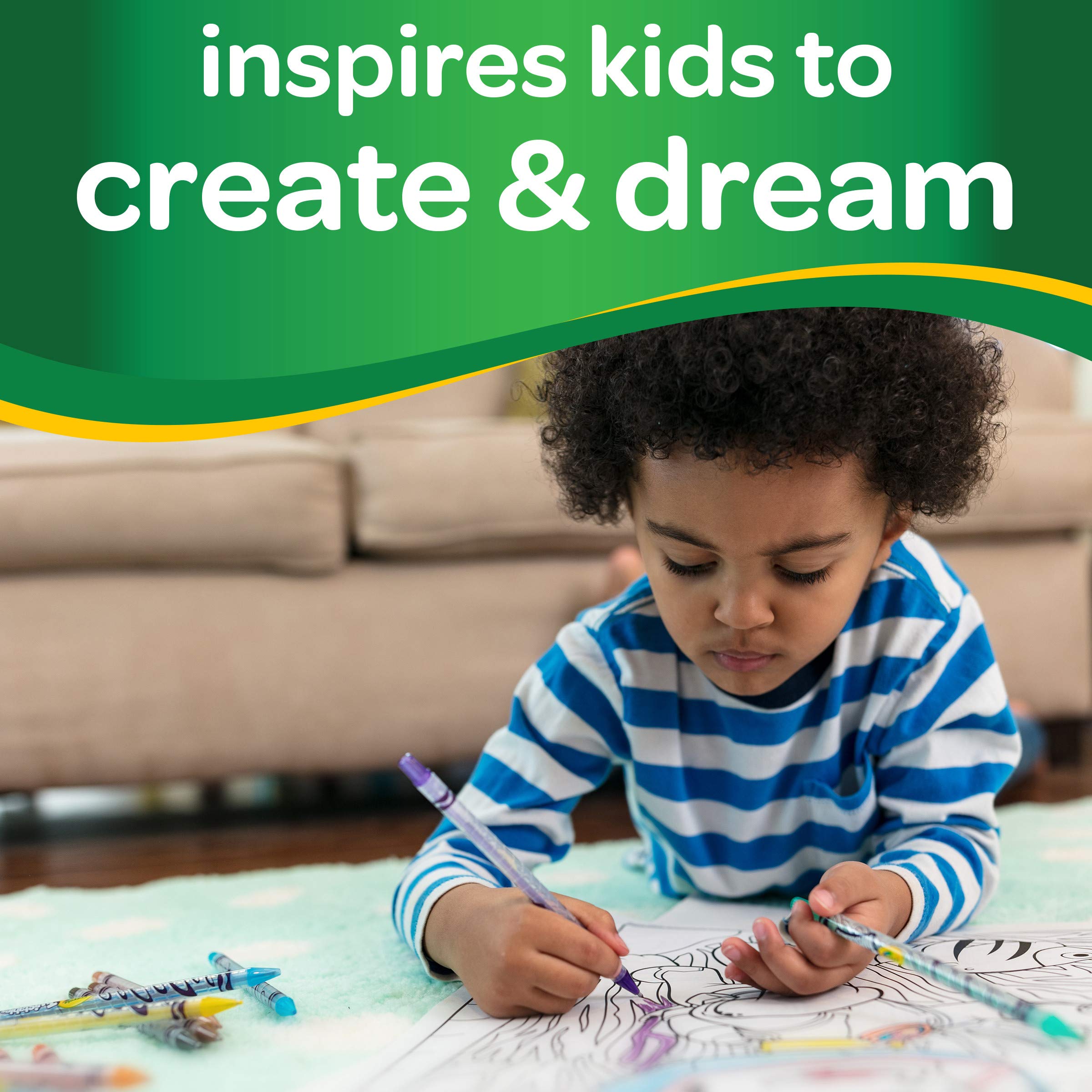 CRAYOLA Twistables Crayons - 12 Vibrant Colors | No Sharpening Needed | Ages 3+ 7