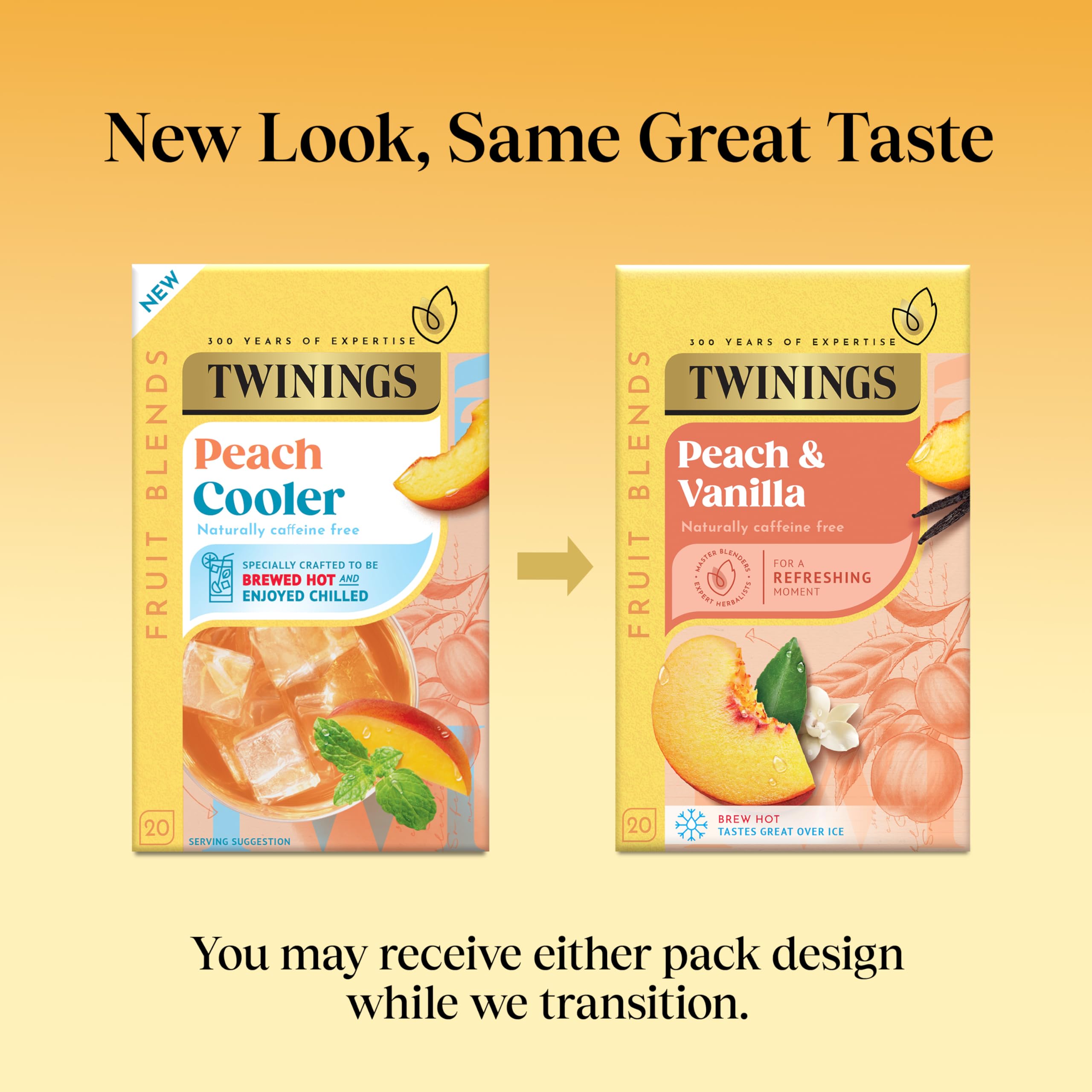 Twinings Peach Cooler Fruit Infusion Tea Bags - Sugar Free, Caffeine Free, Vegan | 20 Count 3