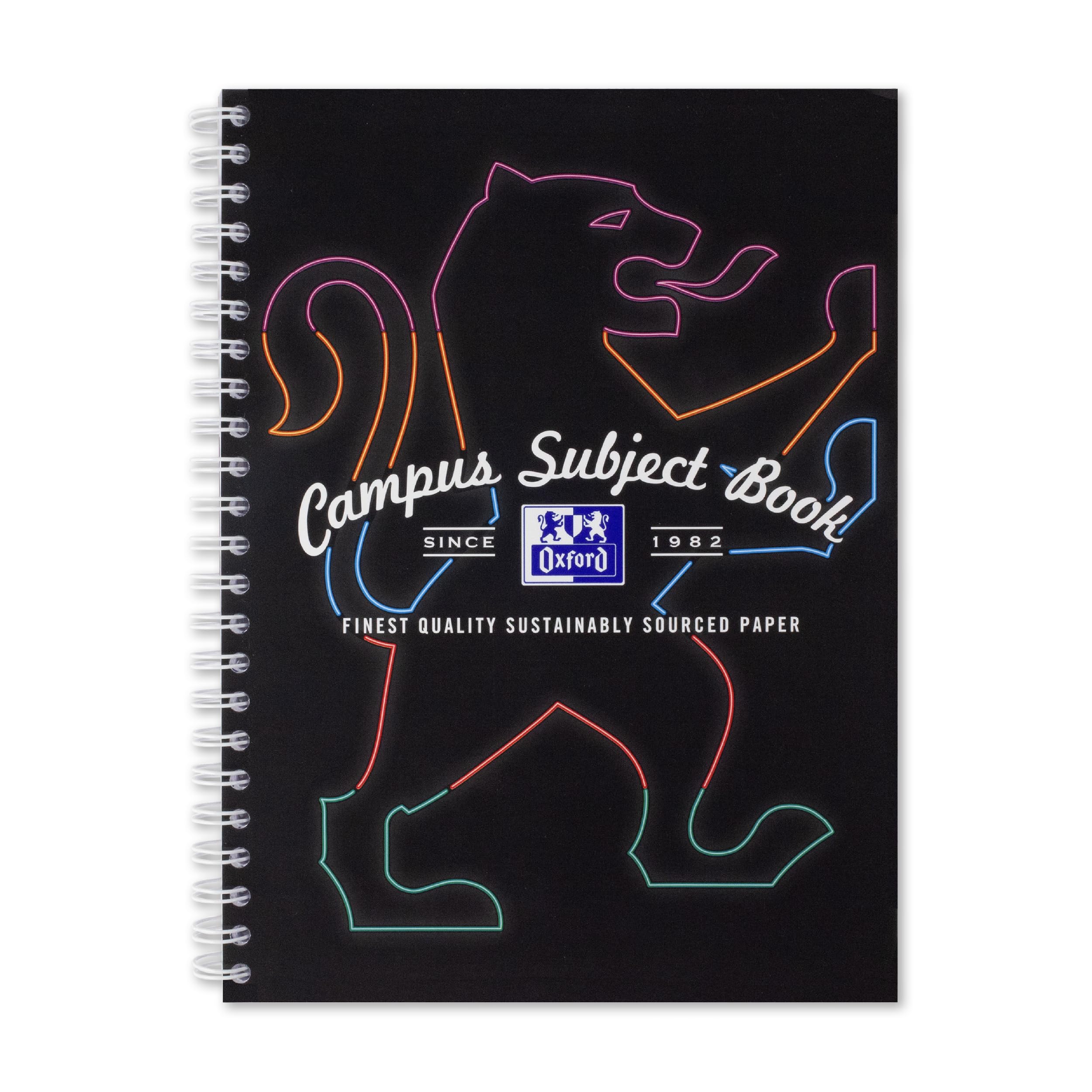 Oxford Campus A4 Subject Notebook - Digital Dividers | Wirebound | 160 Pages 1