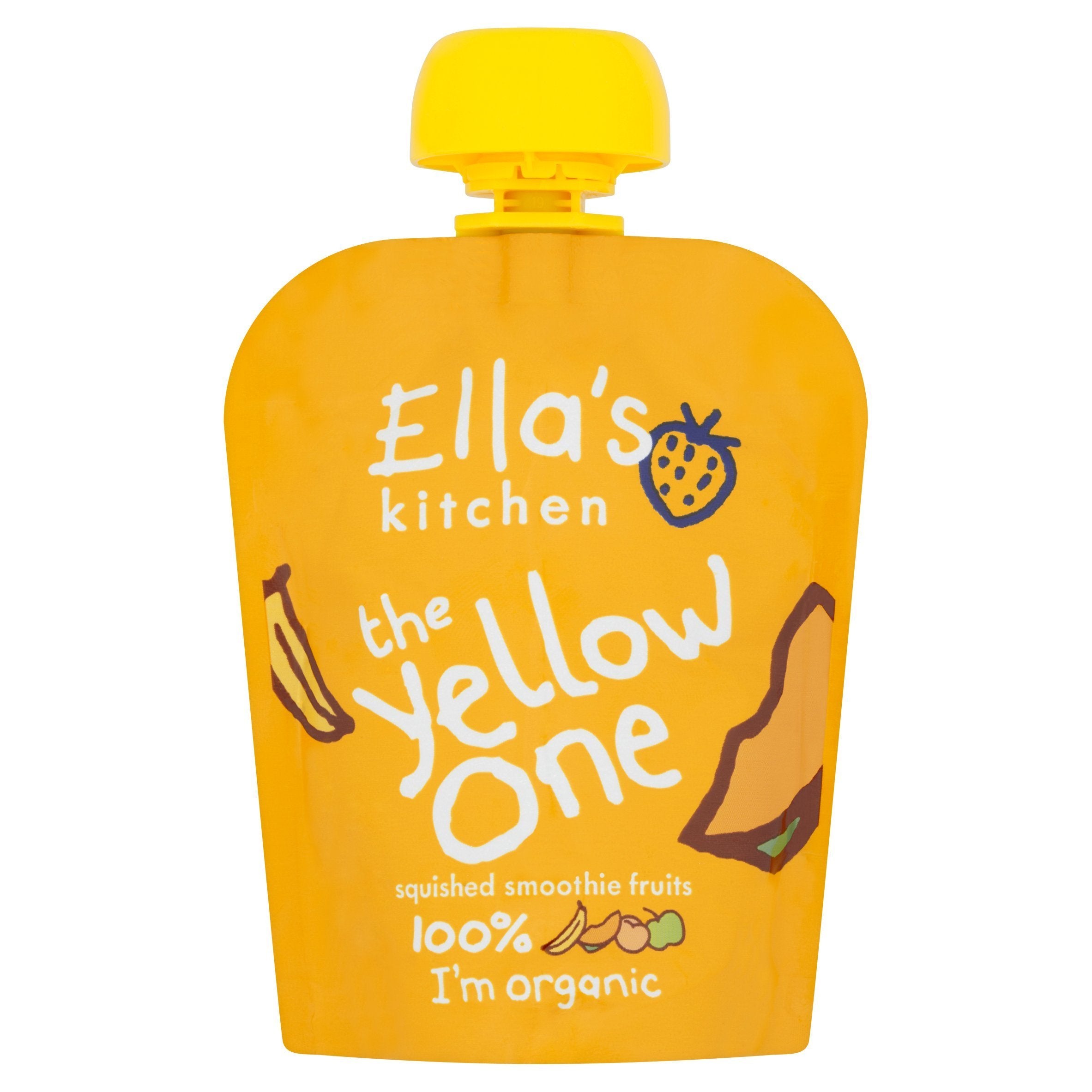Ella's Kitchen Organic Yellow Smoothie Fruit Pouch, 90g