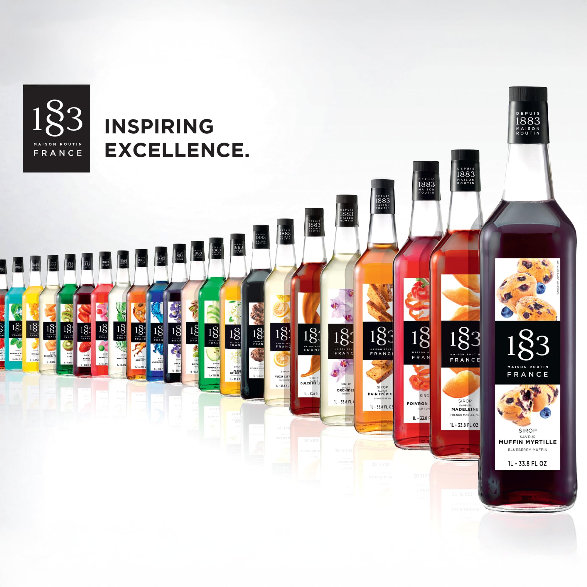 1883 MAISON ROUTIN Premium Vanilla Syrup - 250 ml | Natural Ingredients | Vegan Friendly 6