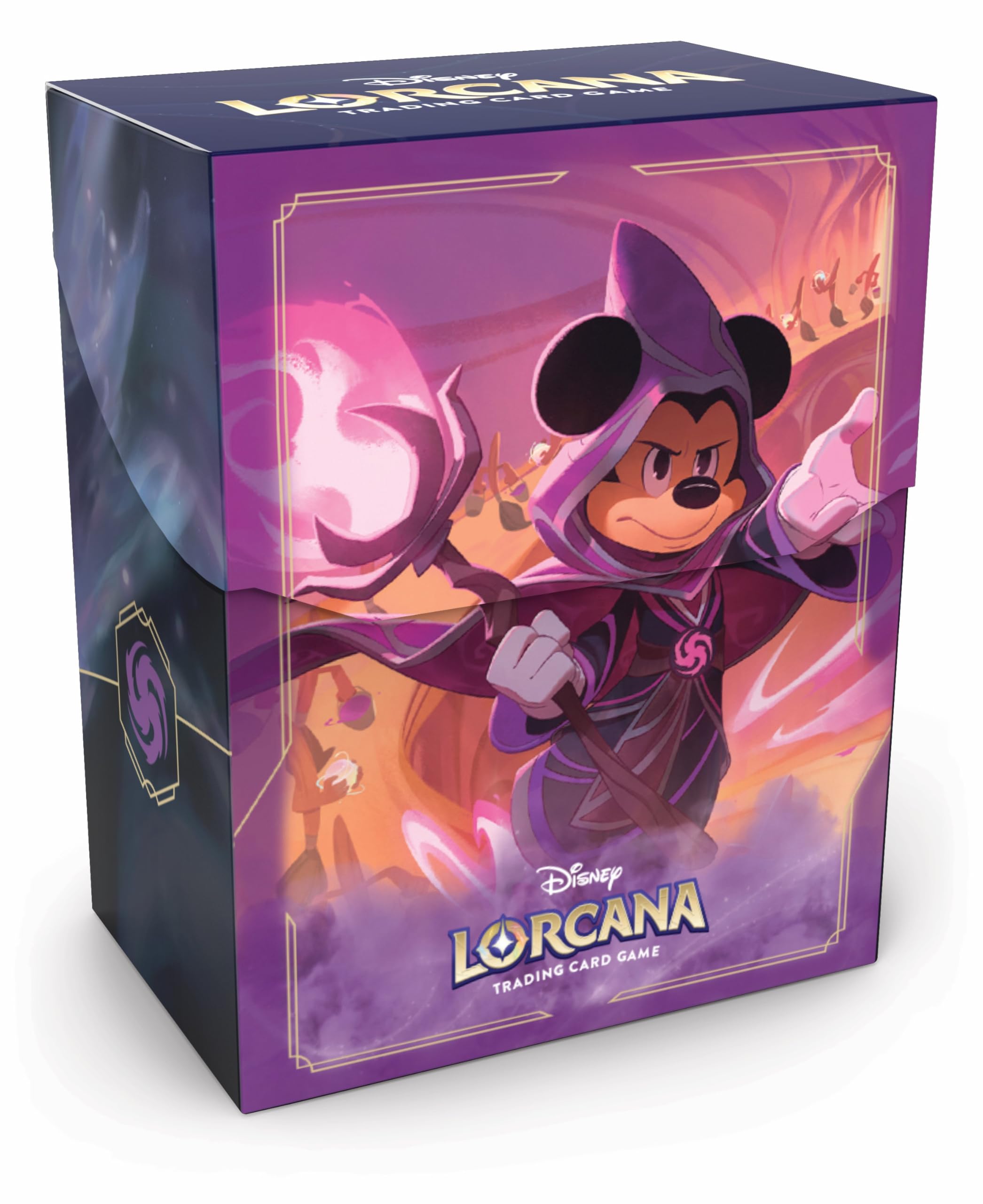 Ravensburger Disney Lorcana Deck Box Mickey Mouse Set 8 Reign of Jafar | Holds 80 Sleeved Cards | Multicolor