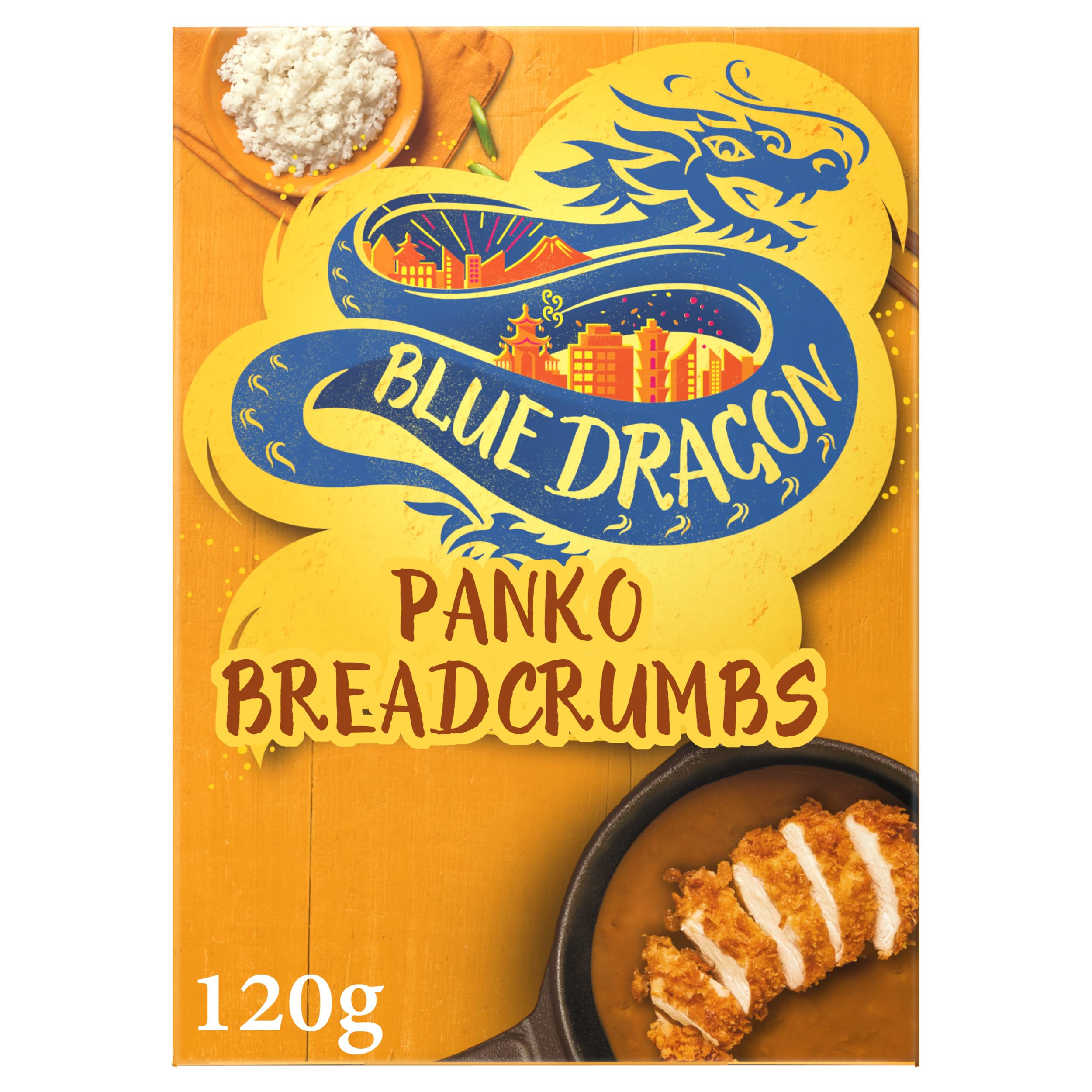 Blue Dragon - Panko Breadcrumbs 120g Japanese Style Light & Flaky Breading