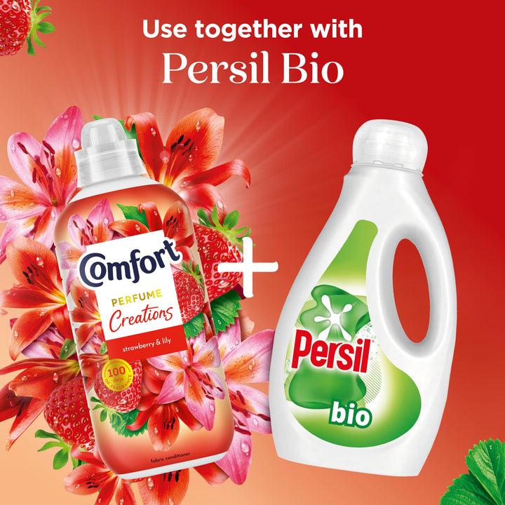 Comfort - Perfume Creations Strawberry & Lily Fabric Conditioner (900 ml)