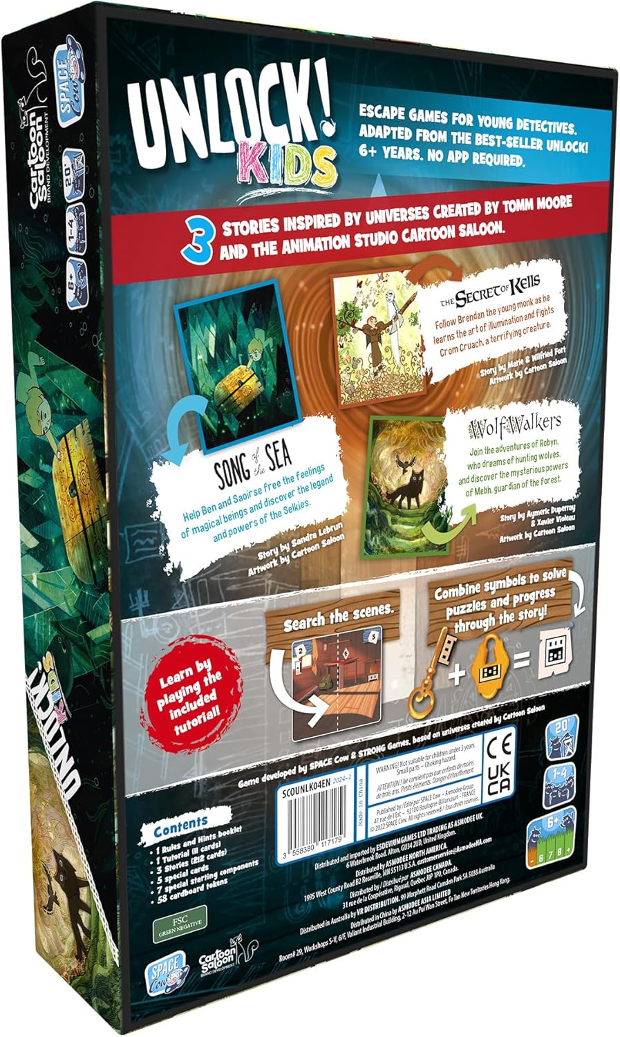 Space Cowboys Unlock! Kids: Irish Folklore Card Game - Escape Room Game for Kids and Families (ASMSCOUNLK04EN) 5