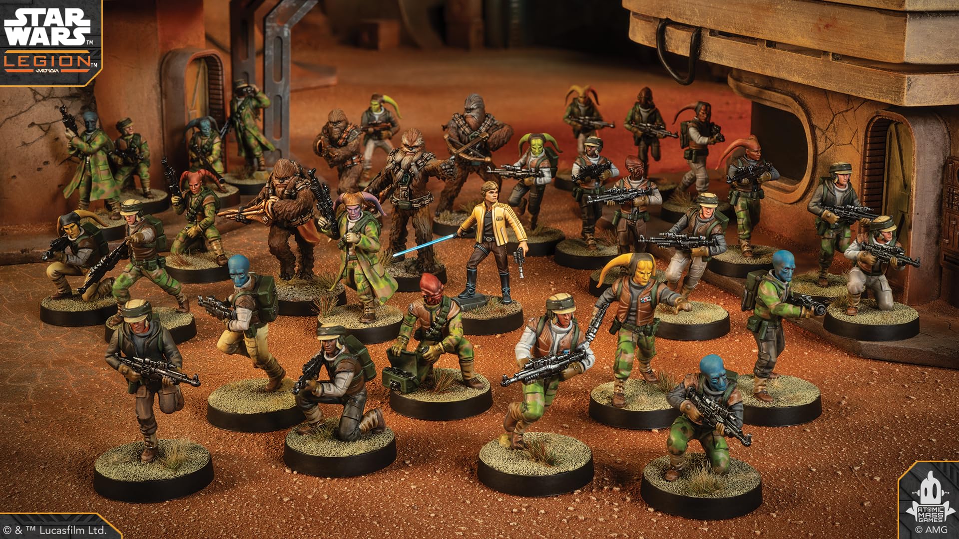Atomic Mass Games Star Wars: Legion Rebel Alliance Starter Set 7