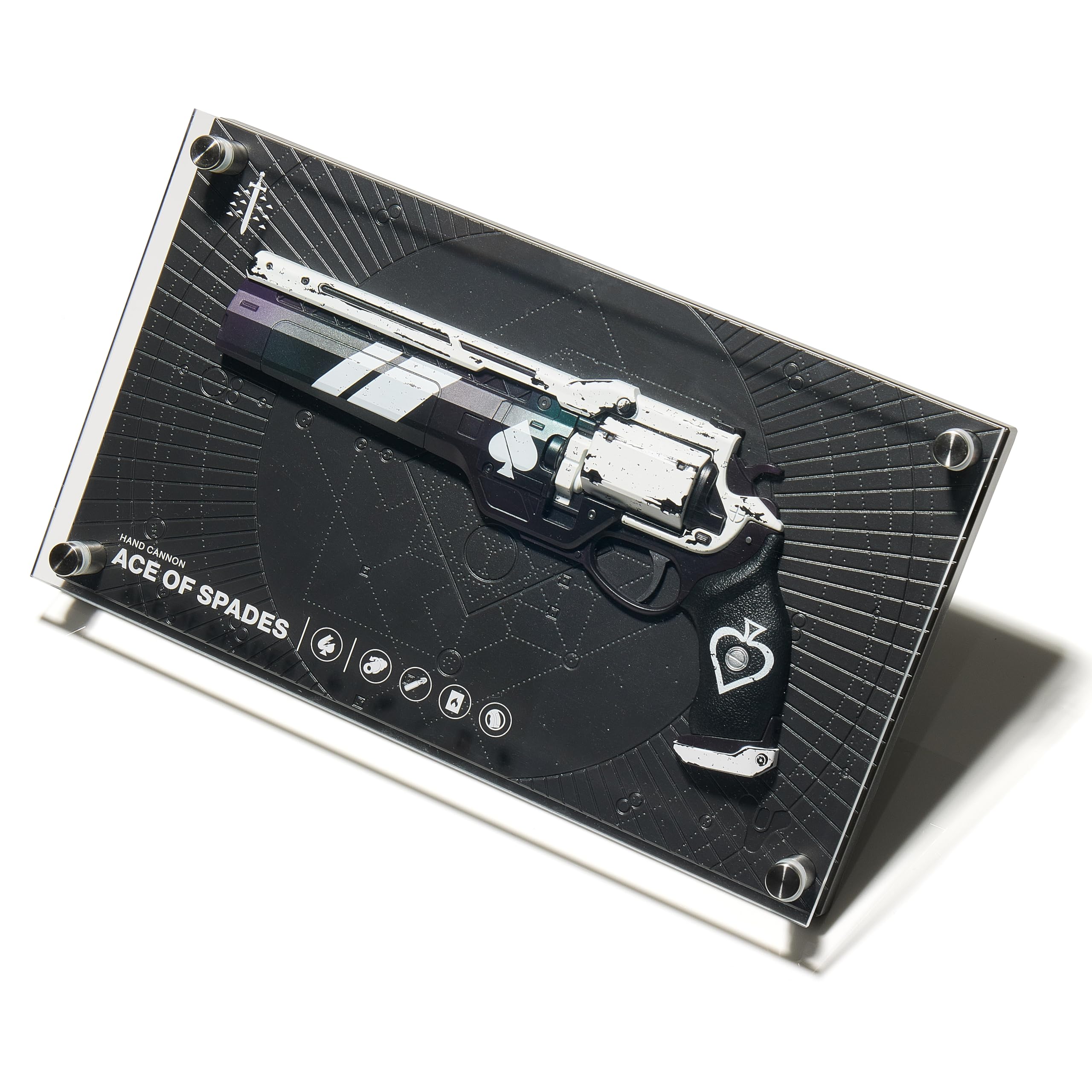 Destiny - Numskull Ace of Spades Exotic Weapon Figure 12x6 in Premium Collectible Statue - Official Bungie Licensed Replica 7