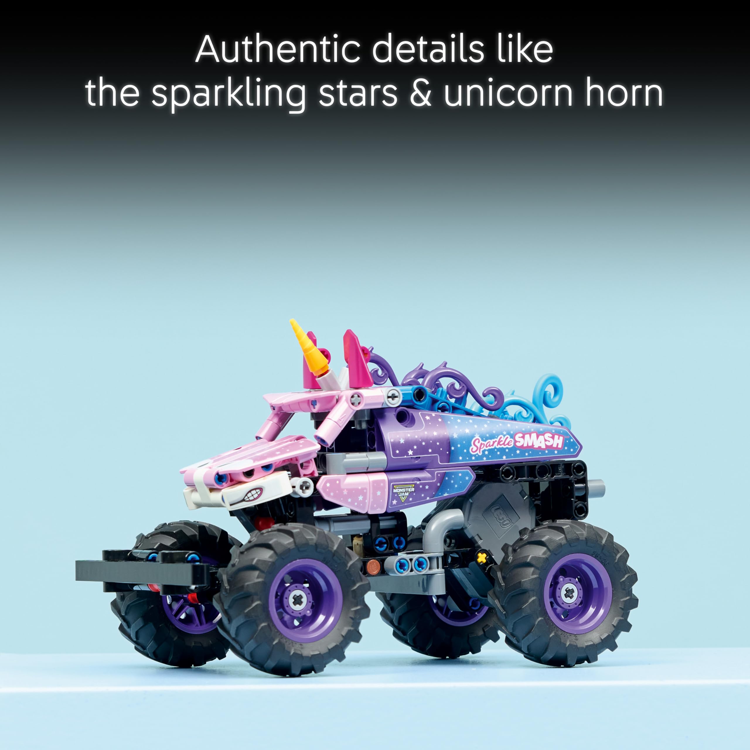 LEGO Technic Monster Jam Sparkle Smash Pull-Back Truck Toy 42220 | Ages 7+ 5