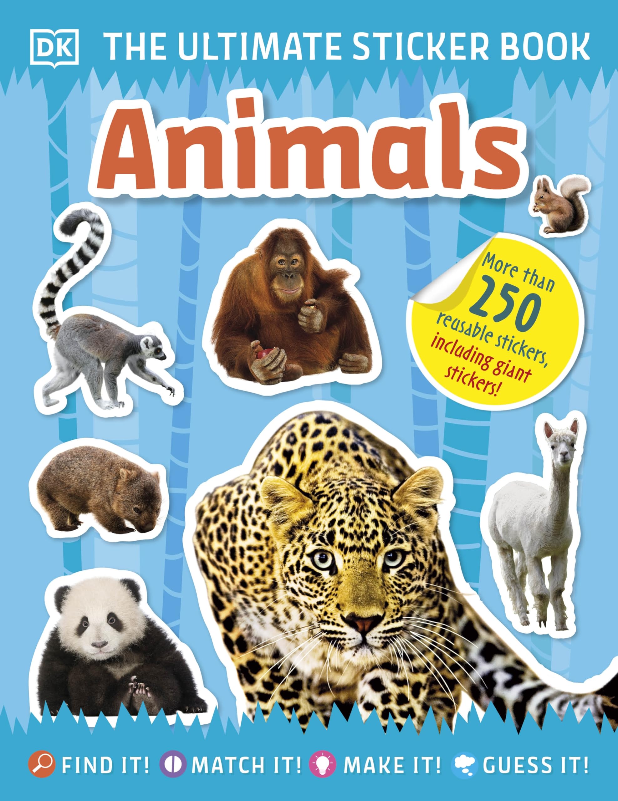 DK Ultimate Sticker Book Animals | 250+ Reusable Stickers | Ages 5-7