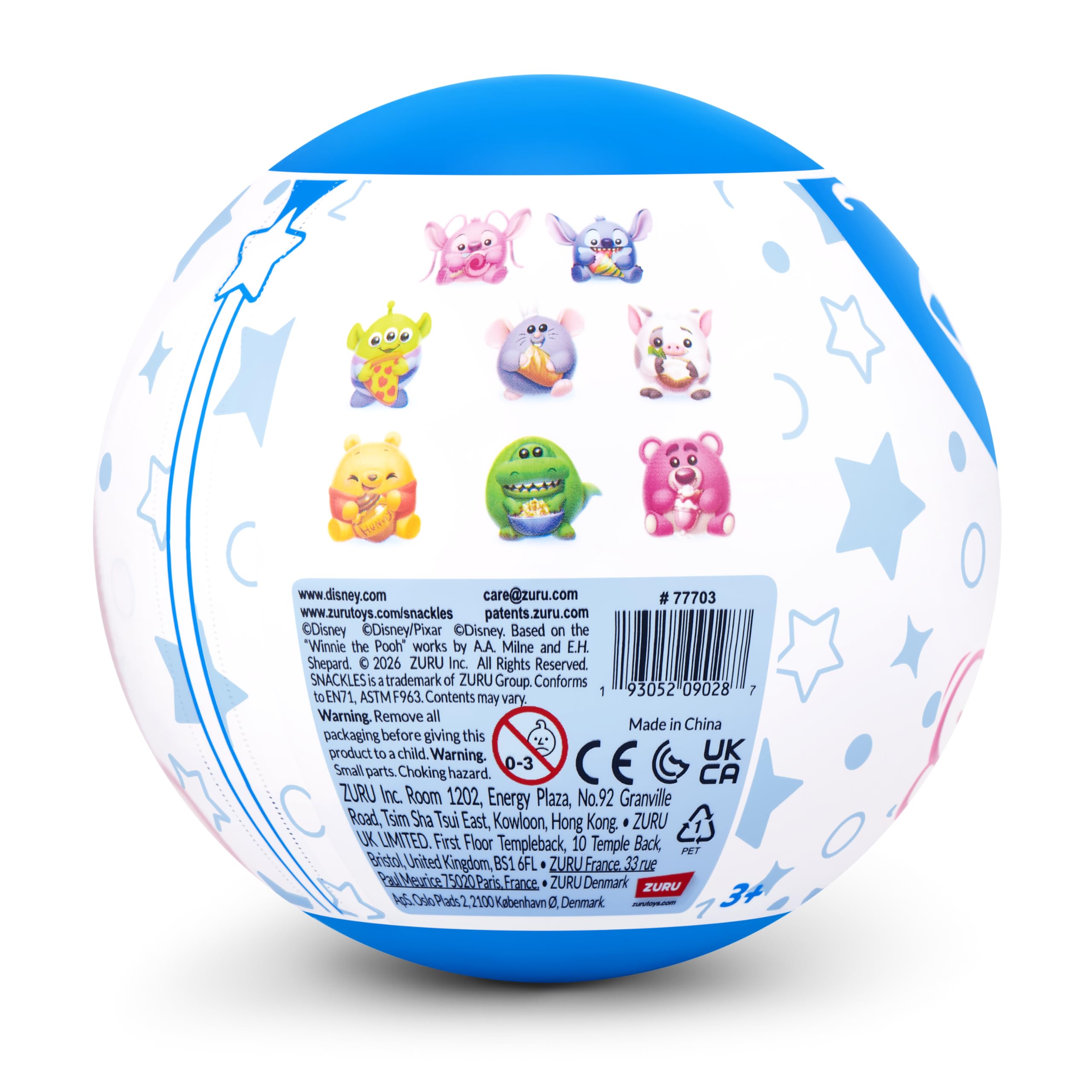 Snackles Disney 5-Inch Plush Toy by ZURU - Ultra-Soft Mini Stuffed Animal for Ages 3+ 9